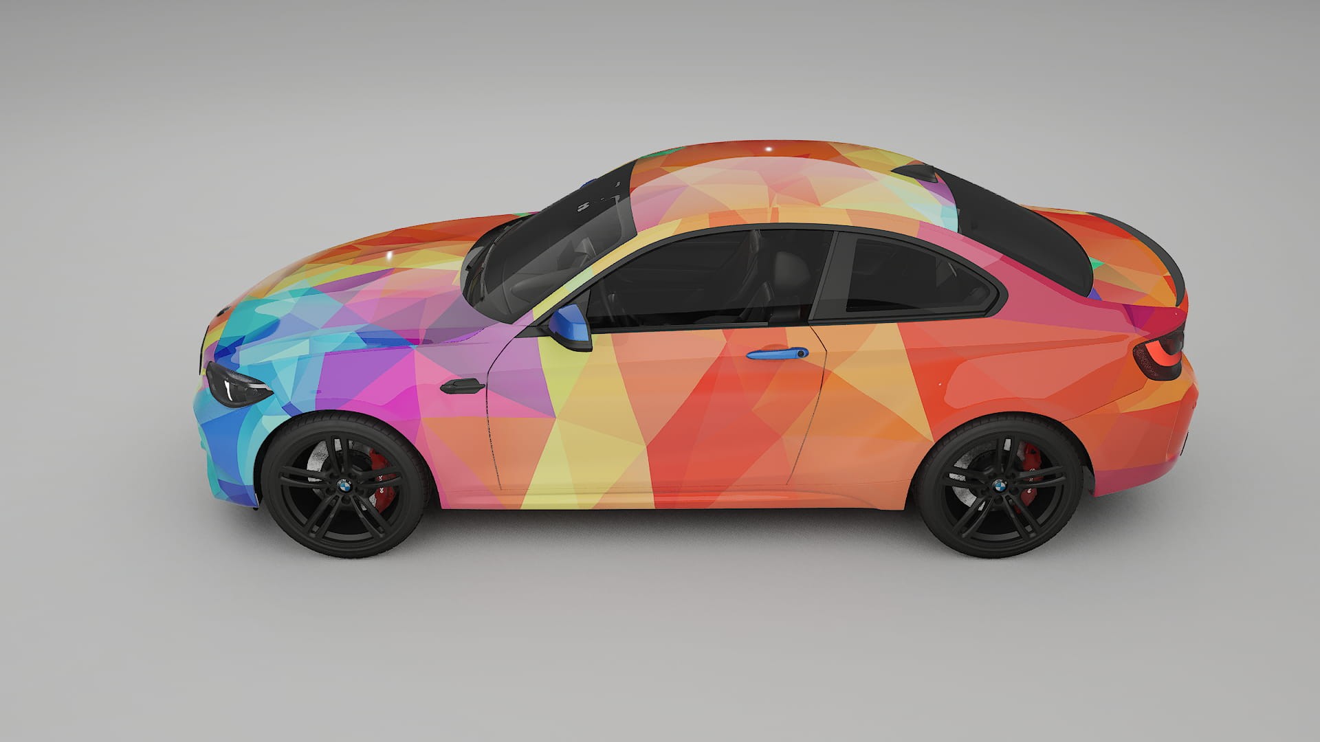 BMW M2 F87 facelift LCI VECTOR VIBE – Design-Wrap PPF-Kit aus bedruckbarer Polyurethanfolie