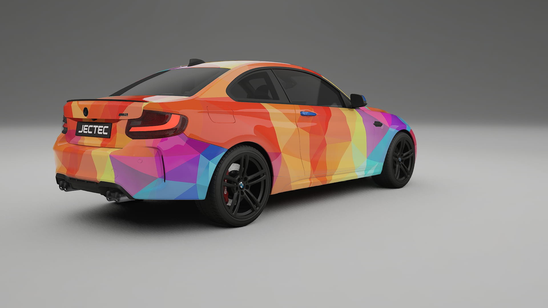 BMW M2 F87 facelift LCI VECTOR VIBE – Design-Wrap PPF-Kit aus bedruckbarer Polyurethanfolie