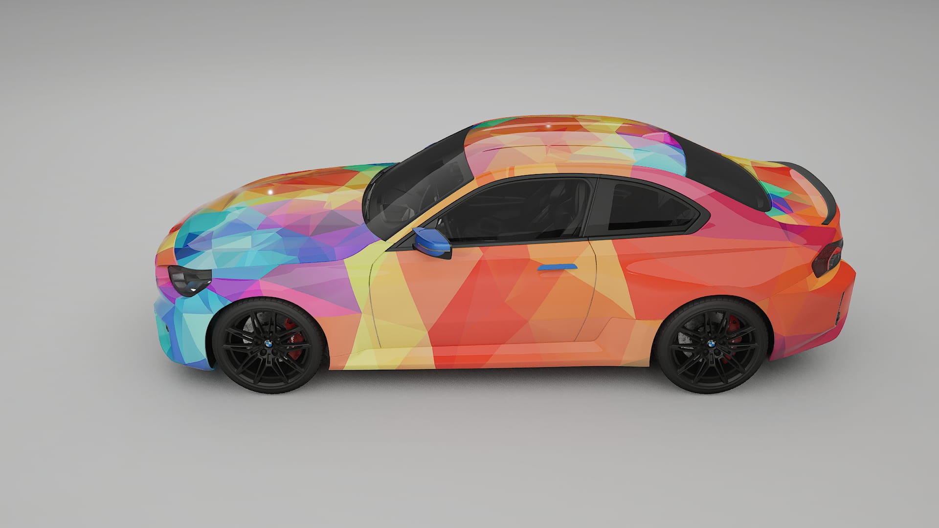 BMW M2 G87 VECTOR VIBE – Design-Wrap PPF-Kit aus bedruckbarer Polyurethanfolie