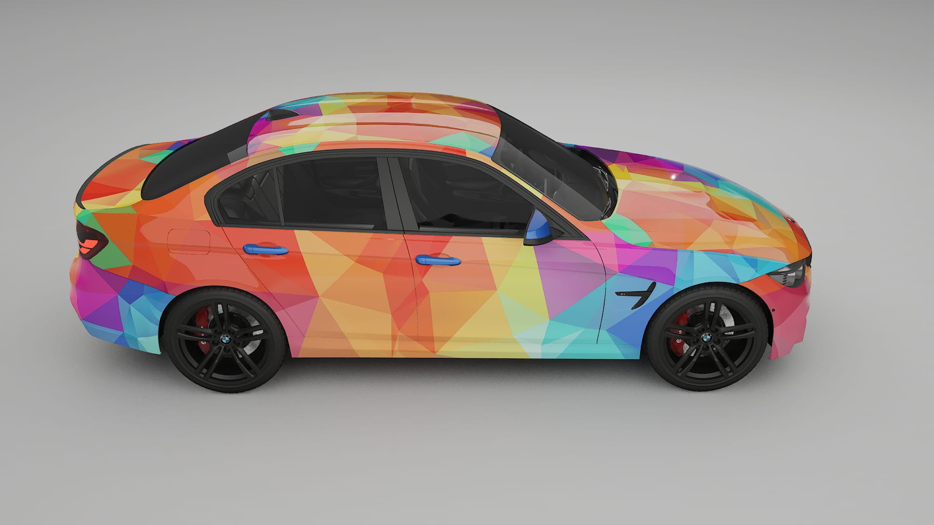 BMW M3 F80 VECTOR VIBE – Design-Wrap PPF-Kit aus bedruckbarer Polyurethanfolie