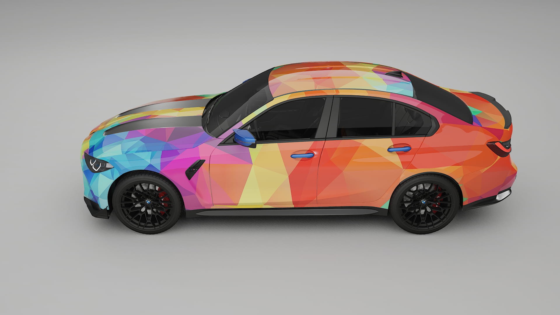 BMW M3 G80 Competition CS VECTOR VIBE – Design-Wrap PPF-Kit aus bedruckbarer Polyurethanfolie