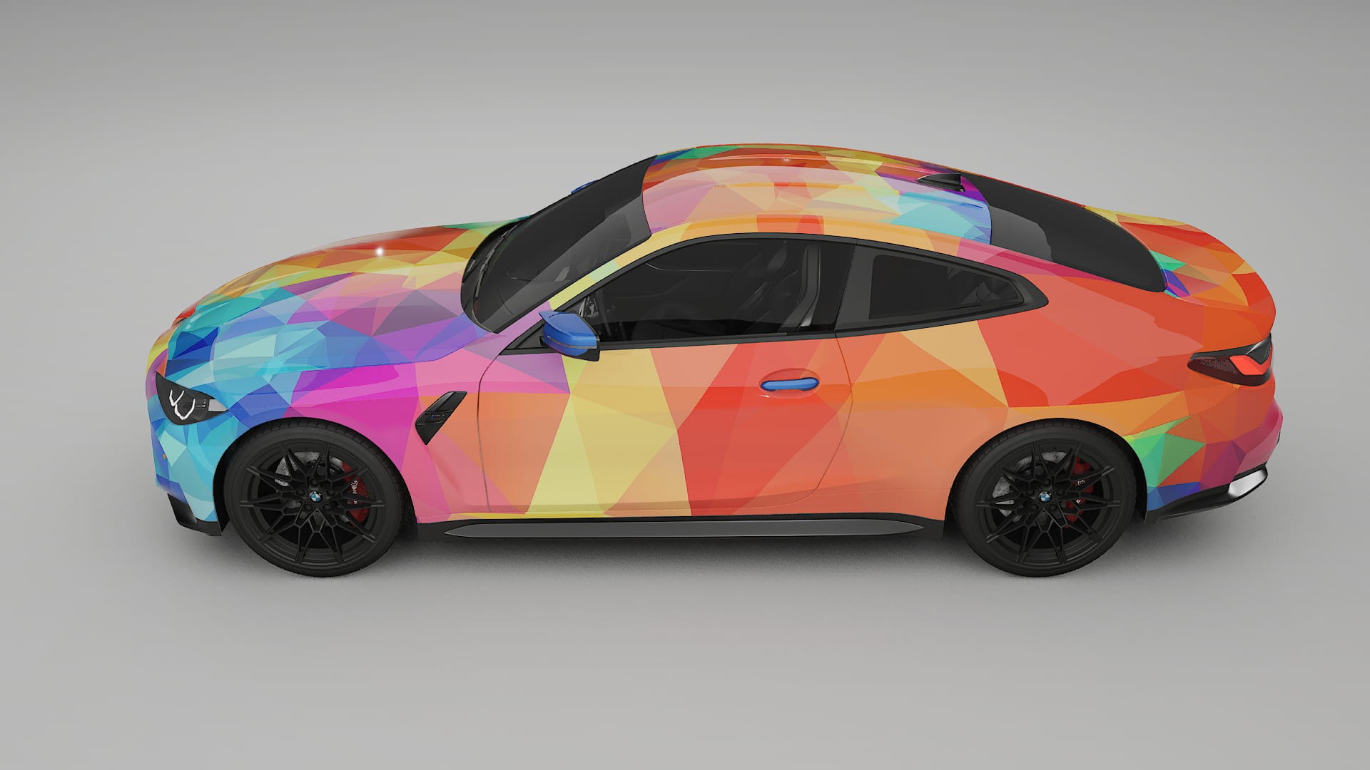 BMW M4 G82 VECTOR VIBE – Design-Wrap PPF-Kit aus bedruckbarer Polyurethanfolie