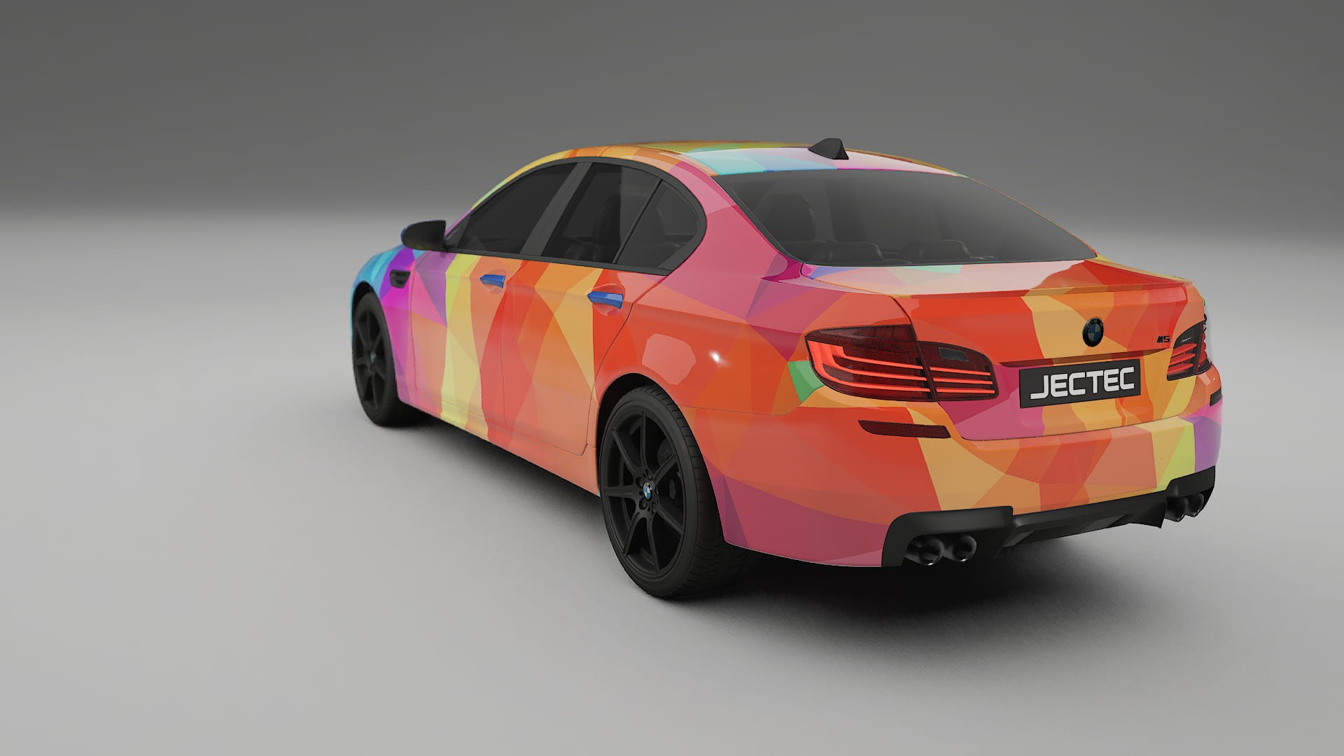 BMW M5 F10 VECTOR VIBE – Design-Wrap PPF-Kit aus bedruckbarer Polyurethanfolie