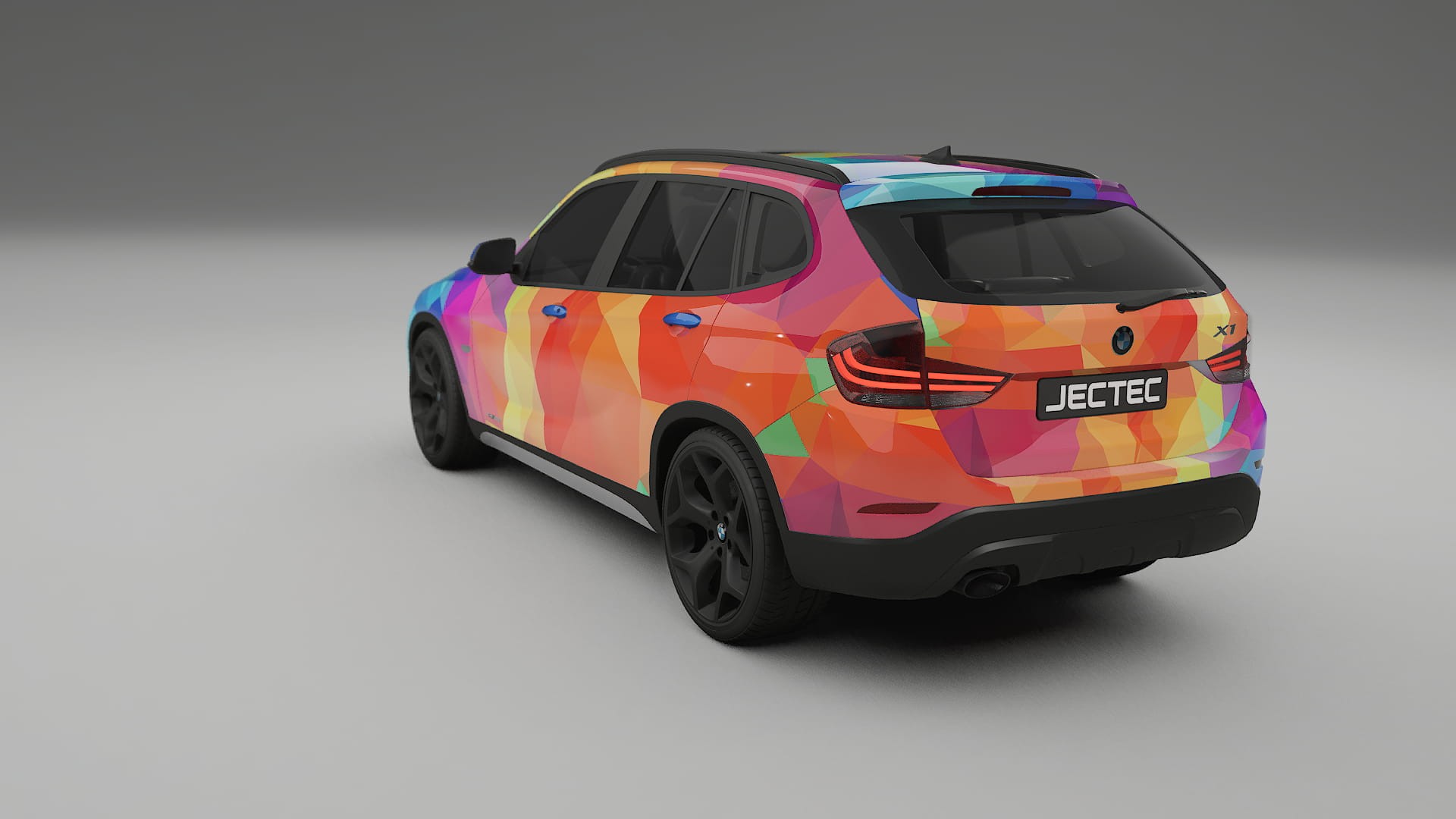 BMW X1 E84 VECTOR VIBE – Design-Wrap PPF-Kit aus bedruckbarer Polyurethanfolie