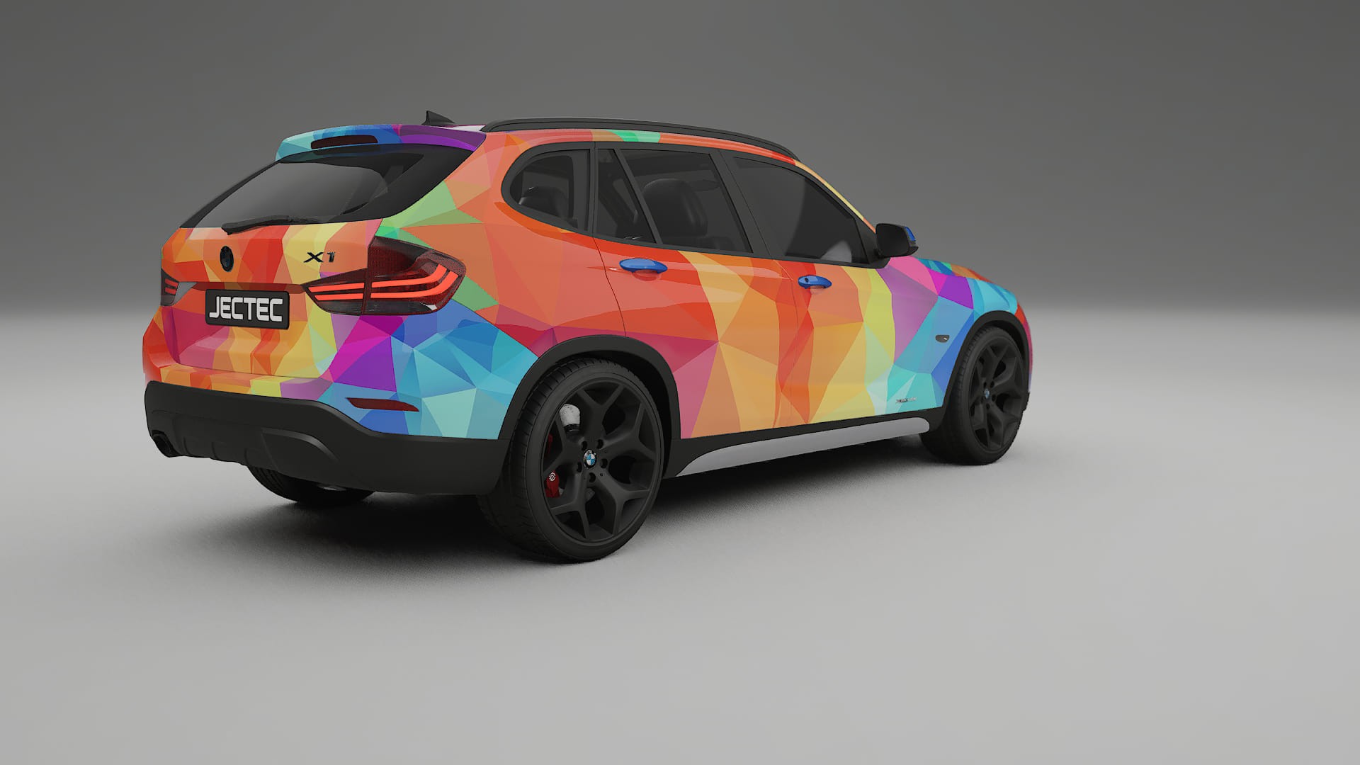 BMW X1 E84 VECTOR VIBE – Design-Wrap PPF-Kit aus bedruckbarer Polyurethanfolie