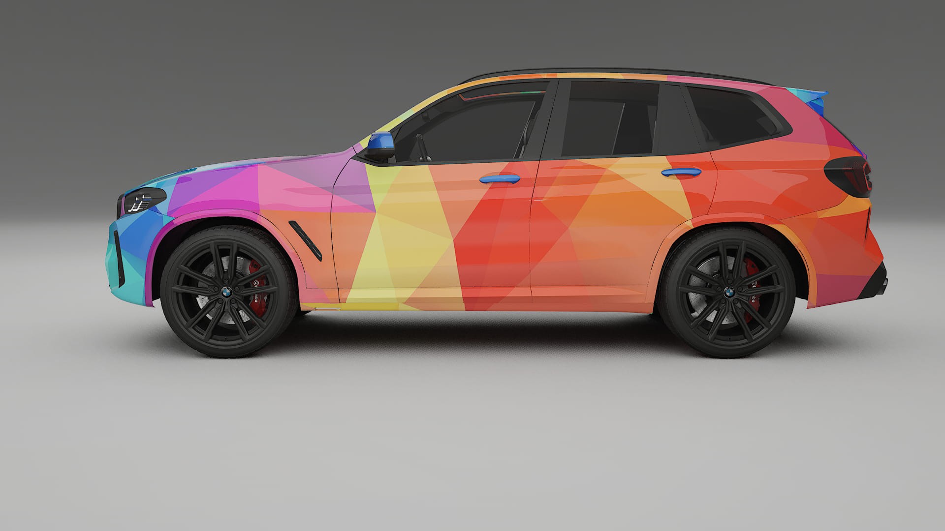 BMW X3 G01 facelift VECTOR VIBE – Design-Wrap PPF-Kit aus bedruckbarer Polyurethanfolie
