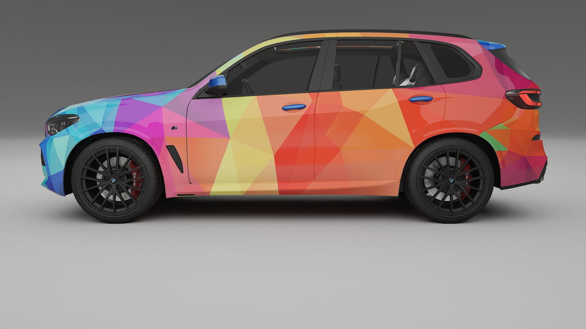 BMW X5 G05 M-Sport VECTOR VIBE – Design-Wrap PPF-Kit aus bedruckbarer Polyurethanfolie