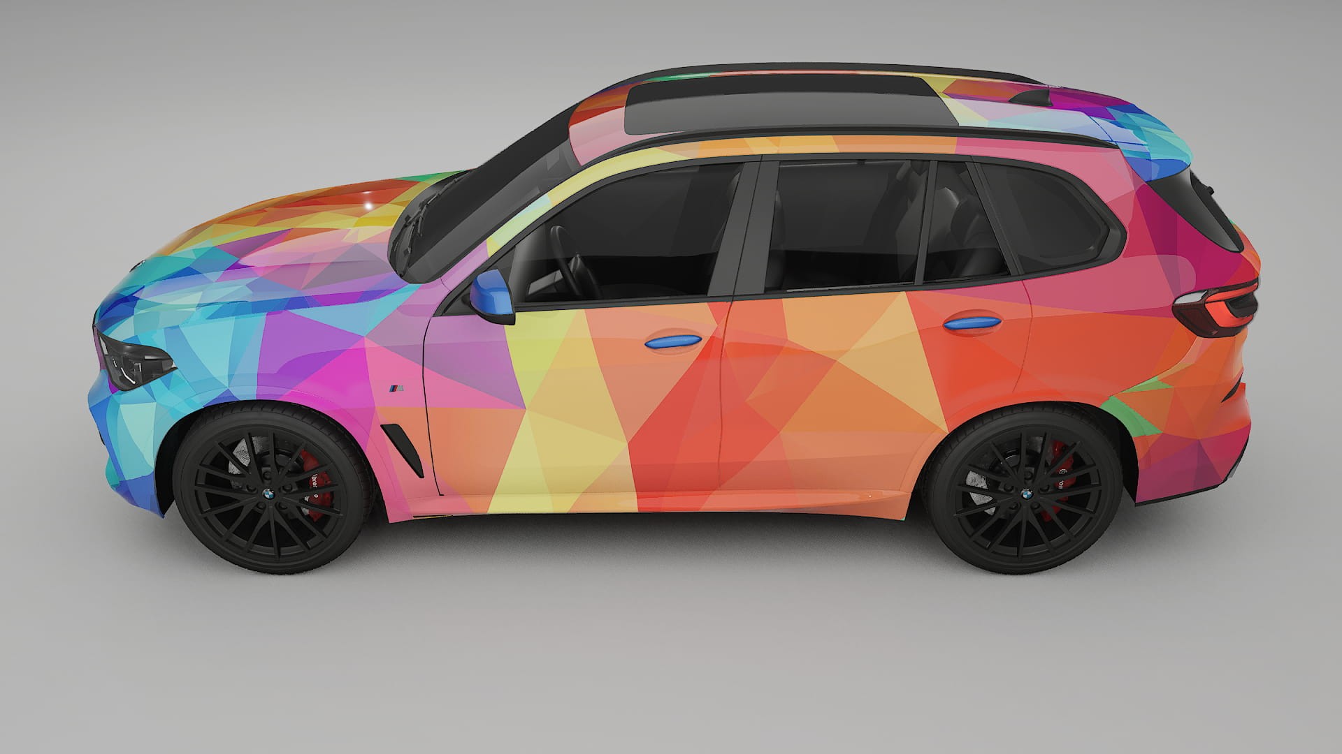 BMW X5 G05 M-Sport VECTOR VIBE – Design-Wrap PPF-Kit aus bedruckbarer Polyurethanfolie