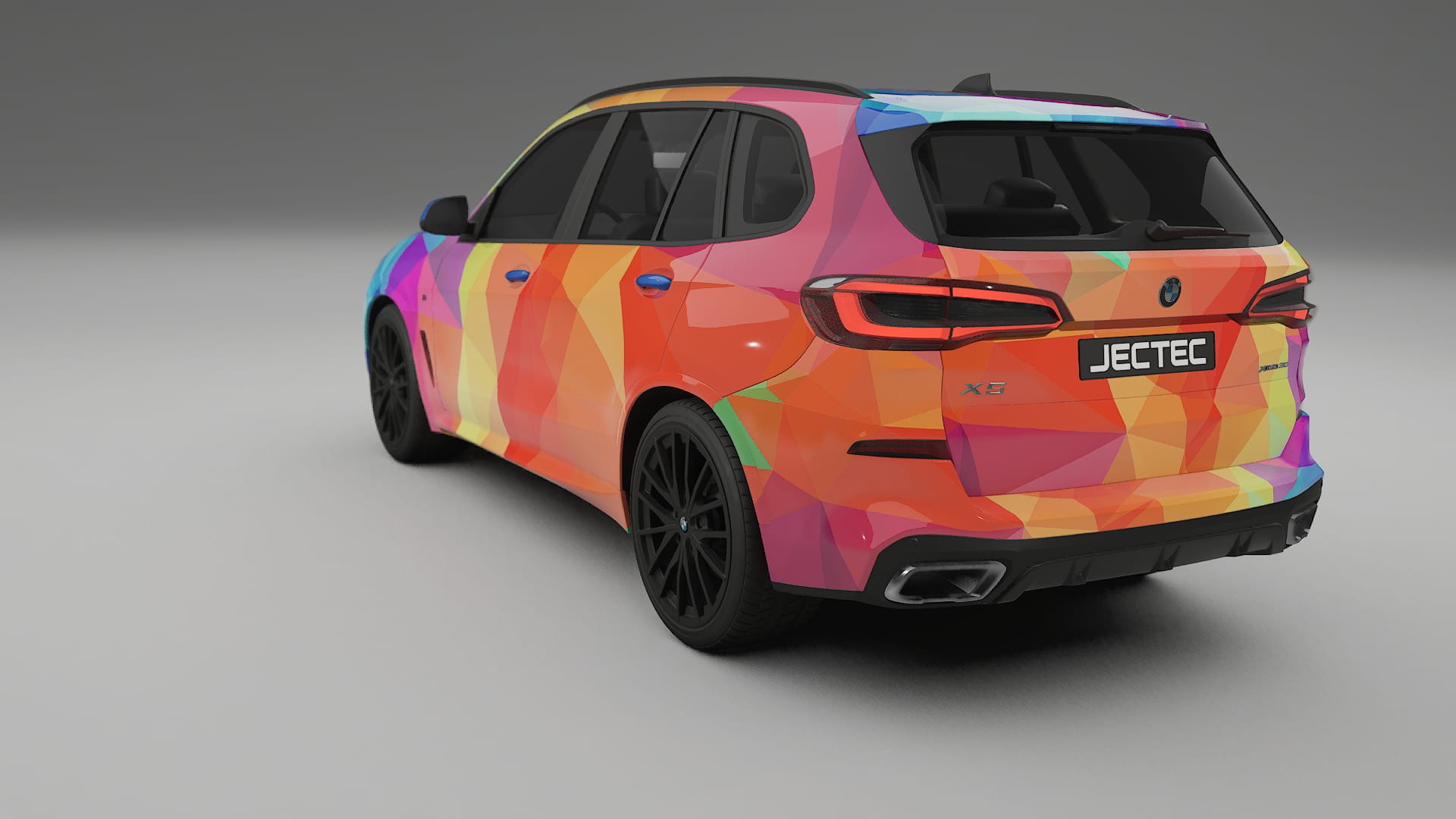 BMW X5 G05 M-Sport VECTOR VIBE – Design-Wrap PPF-Kit aus bedruckbarer Polyurethanfolie