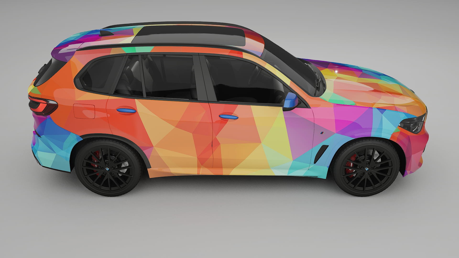 BMW X5 G05 M-Sport VECTOR VIBE – Design-Wrap PPF-Kit aus bedruckbarer Polyurethanfolie
