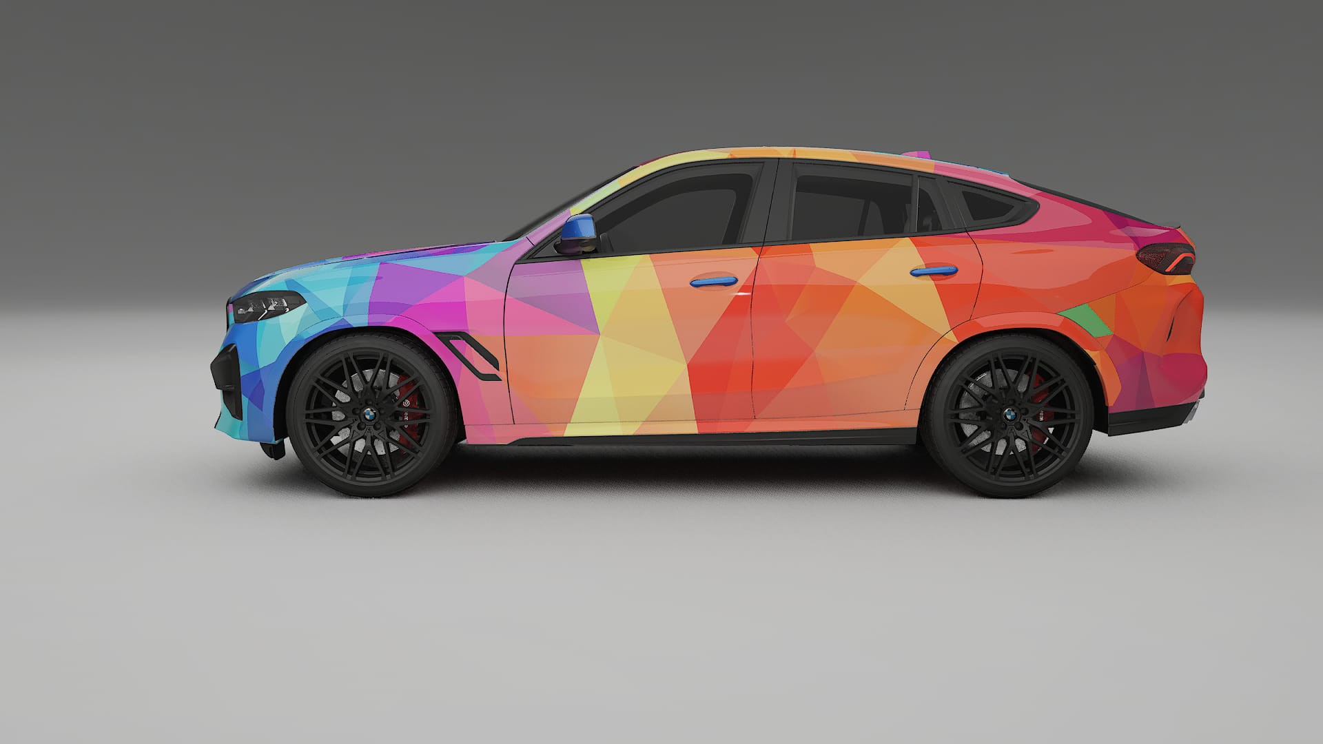 BMW X6 F96 Competition VECTOR VIBE – Design-Wrap PPF-Kit aus bedruckbarer Polyurethanfolie