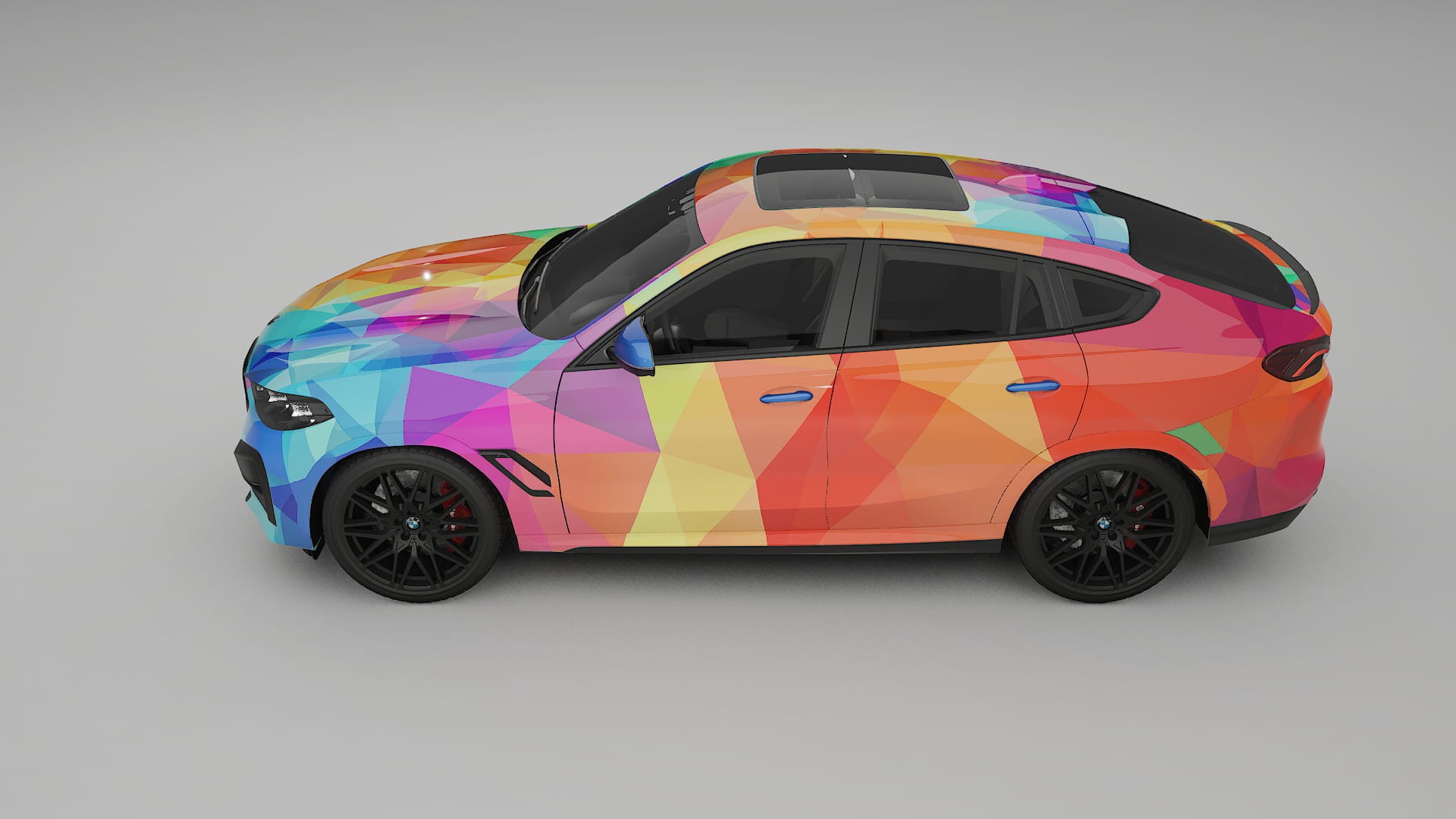 BMW X6 F96 Competition VECTOR VIBE – Design-Wrap PPF-Kit aus bedruckbarer Polyurethanfolie