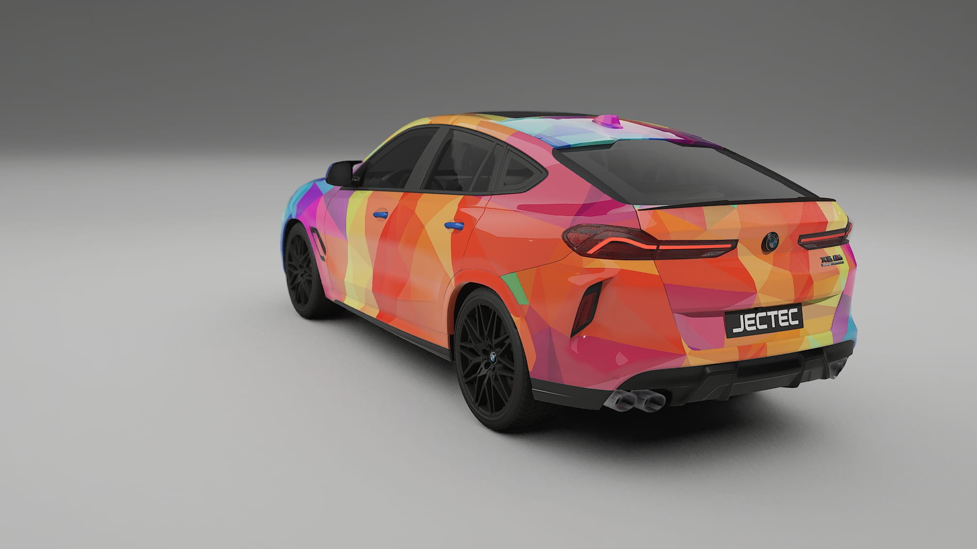BMW X6 F96 Competition VECTOR VIBE – Design-Wrap PPF-Kit aus bedruckbarer Polyurethanfolie
