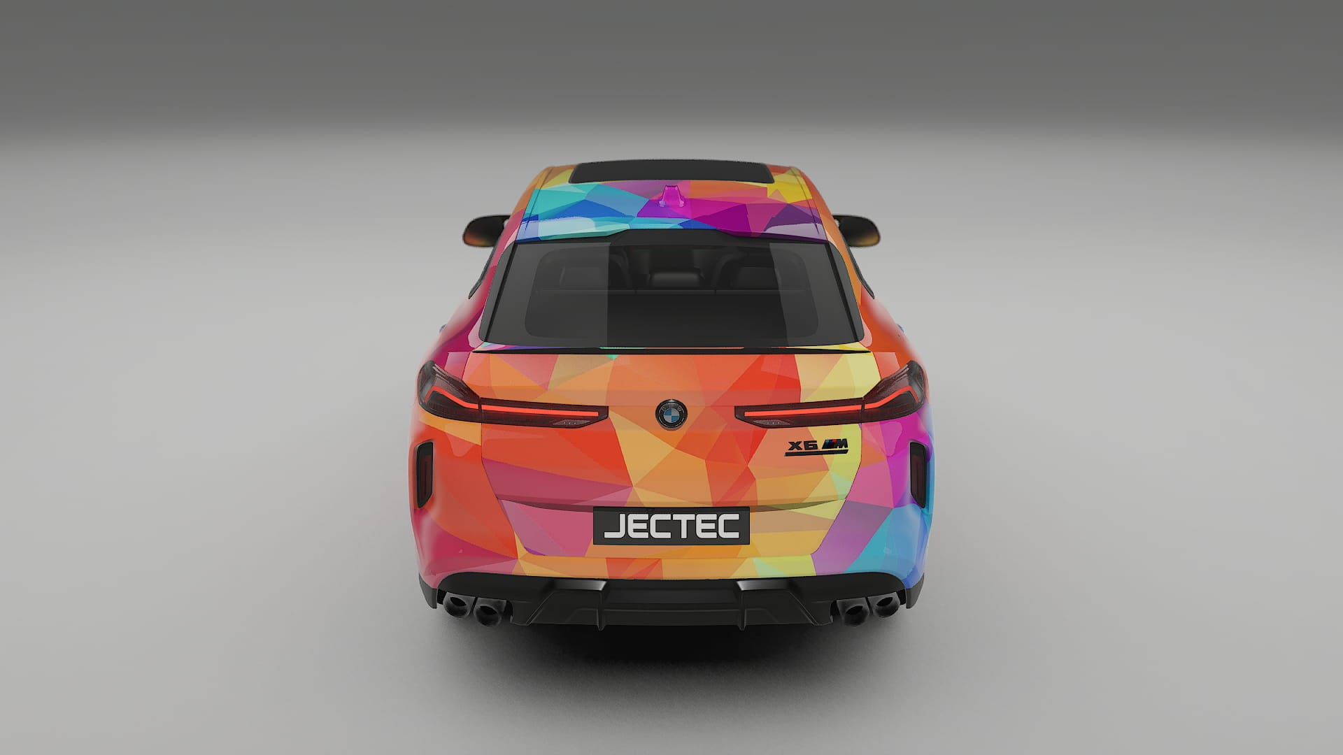 BMW X6 F96 Competition VECTOR VIBE – Design-Wrap PPF-Kit aus bedruckbarer Polyurethanfolie