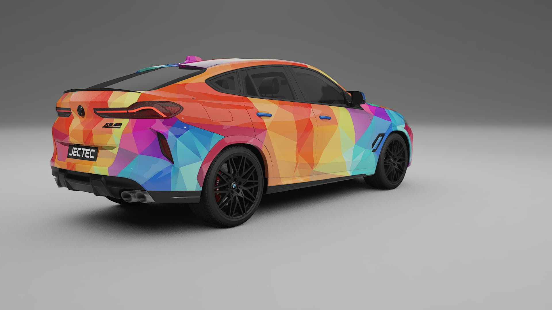 BMW X6 F96 Competition VECTOR VIBE – Design-Wrap PPF-Kit aus bedruckbarer Polyurethanfolie