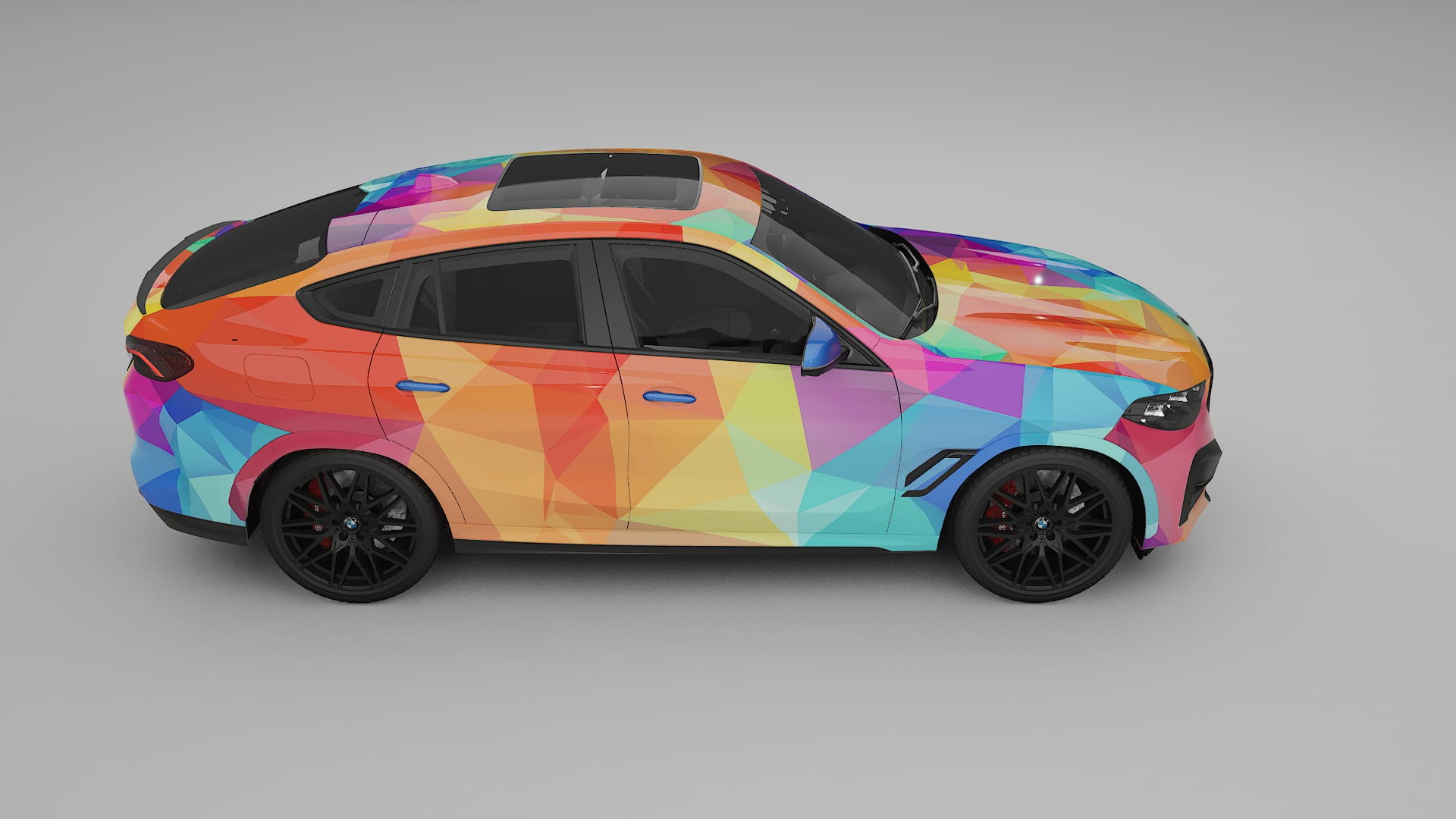 BMW X6 F96 Competition VECTOR VIBE – Design-Wrap PPF-Kit aus bedruckbarer Polyurethanfolie