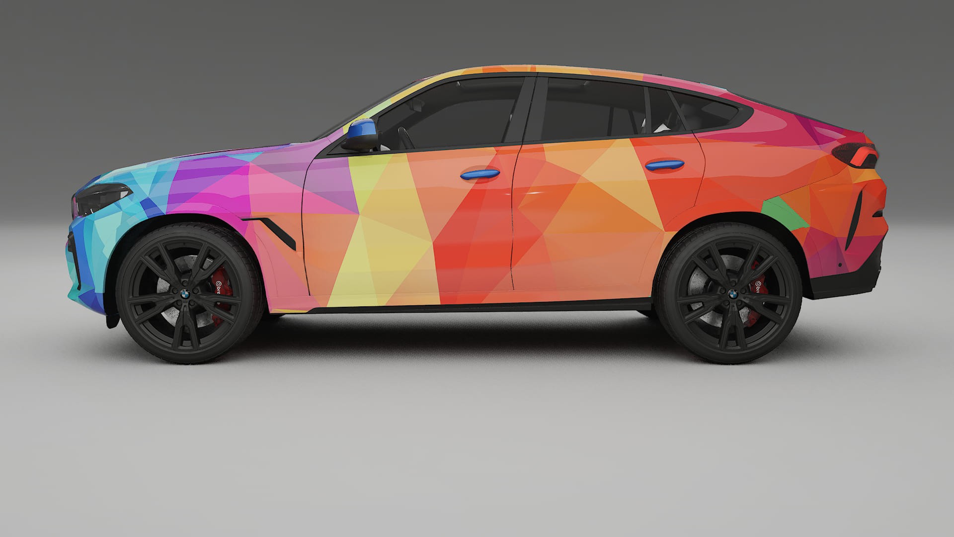 BMW X6 G06 F96 VECTOR VIBE – Design-Wrap PPF-Kit aus bedruckbarer Polyurethanfolie