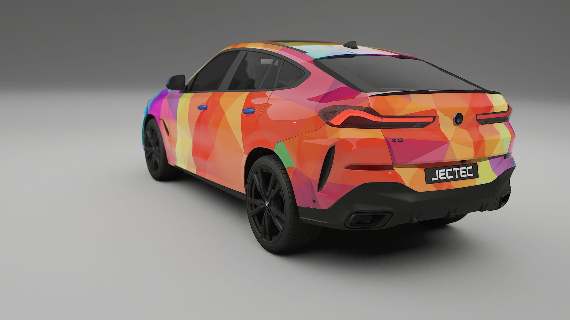 BMW X6 G06 F96 VECTOR VIBE – Design-Wrap PPF-Kit aus bedruckbarer Polyurethanfolie