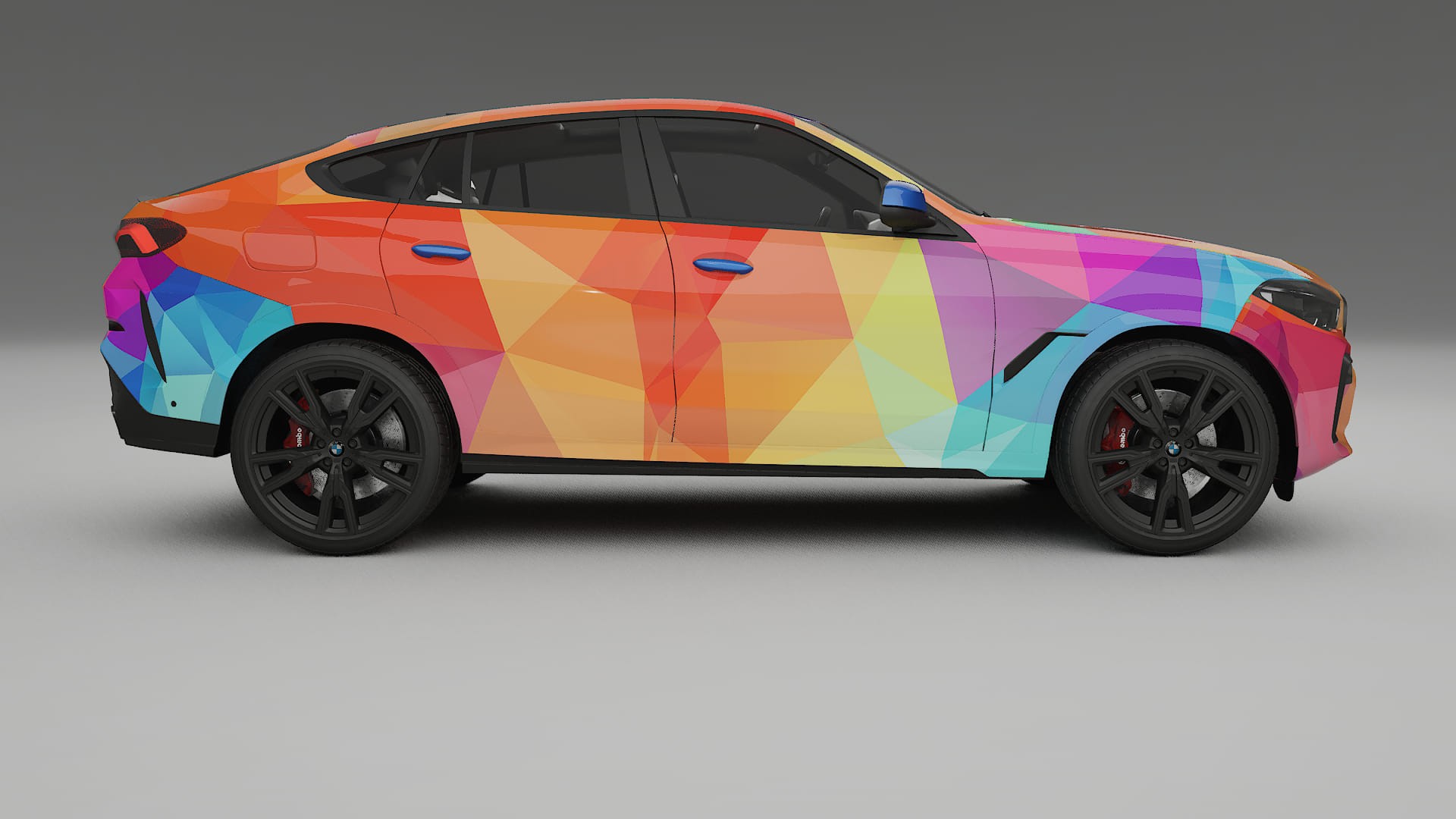 BMW X6 G06 F96 VECTOR VIBE – Design-Wrap PPF-Kit aus bedruckbarer Polyurethanfolie