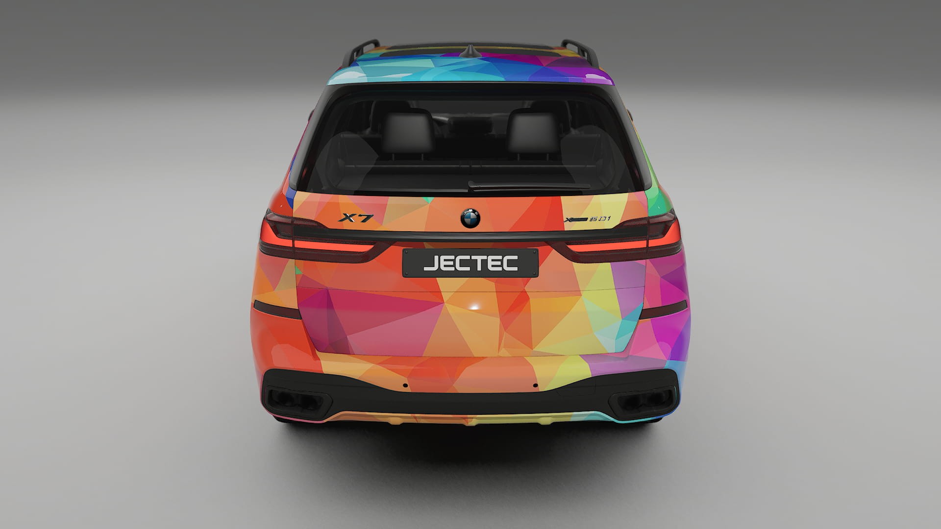 BMW X7 M G07 VECTOR VIBE – Design-Wrap PPF-Kit aus bedruckbarer Polyurethanfolie