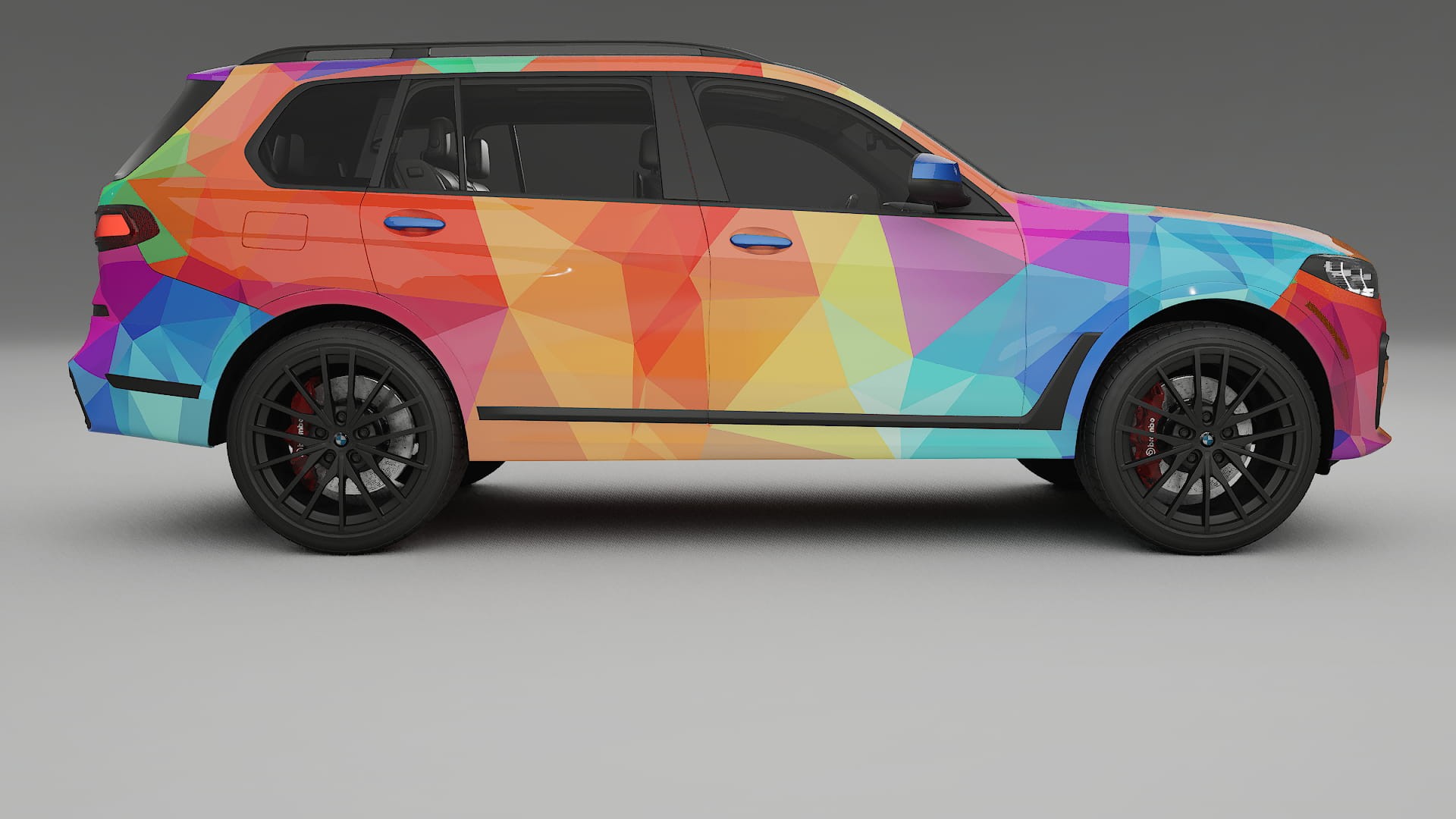 BMW X7 M G07 VECTOR VIBE – Design-Wrap PPF-Kit aus bedruckbarer Polyurethanfolie