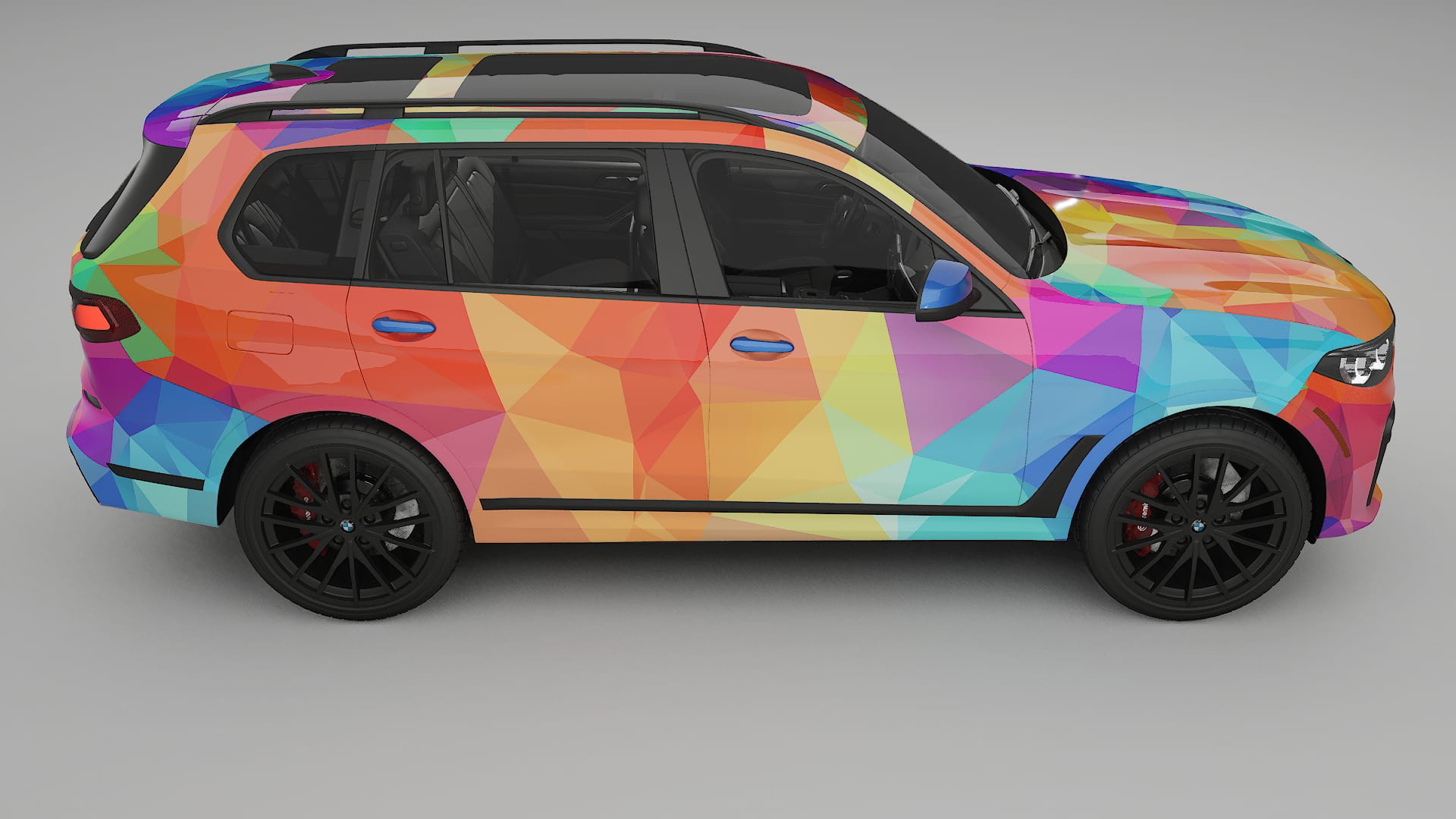 BMW X7 M G07 VECTOR VIBE – Design-Wrap PPF-Kit aus bedruckbarer Polyurethanfolie