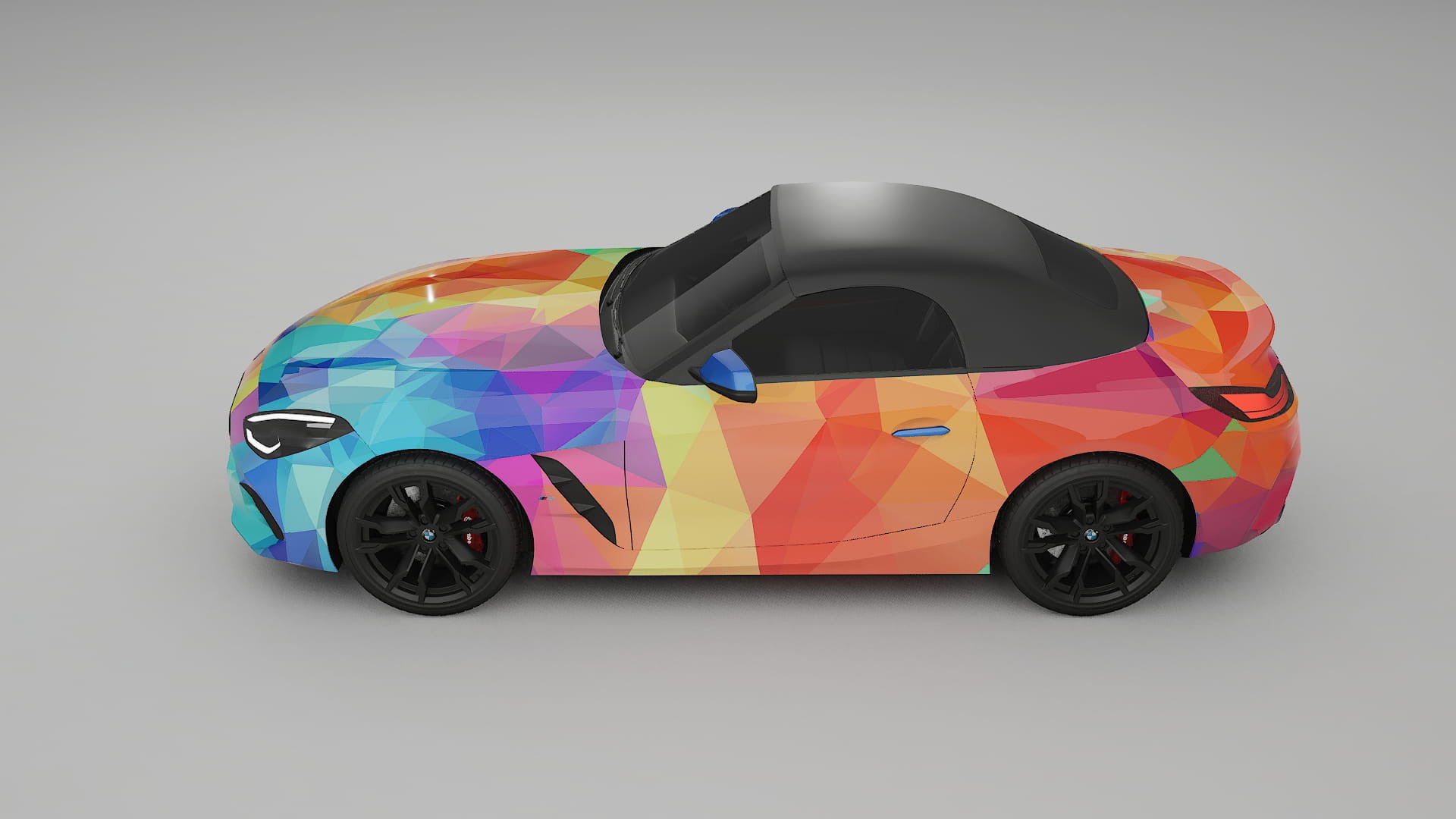 BMW Z4 G29 M40i First edition roadster VECTOR VIBE – Design-Wrap PPF-Kit aus bedruckbarer Polyurethanfolie