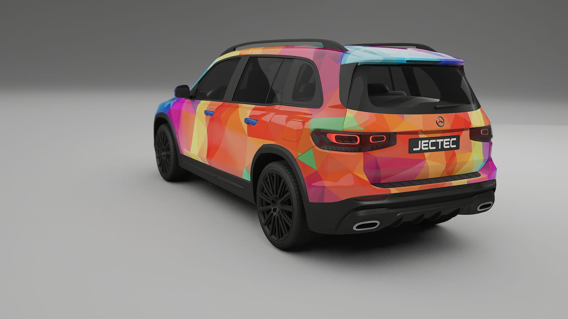 Mercedes AMG GLB VECTOR VIBE – Design-Wrap PPF-Kit aus bedruckbarer Polyurethanfolie