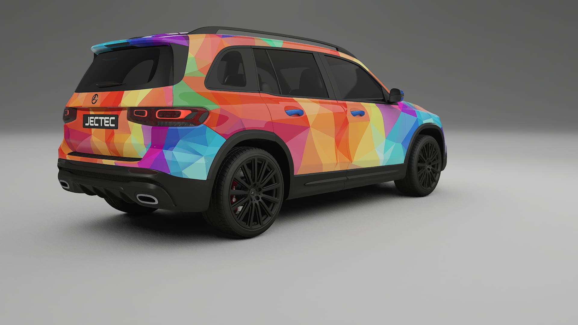 Mercedes AMG GLB VECTOR VIBE – Design-Wrap PPF-Kit aus bedruckbarer Polyurethanfolie
