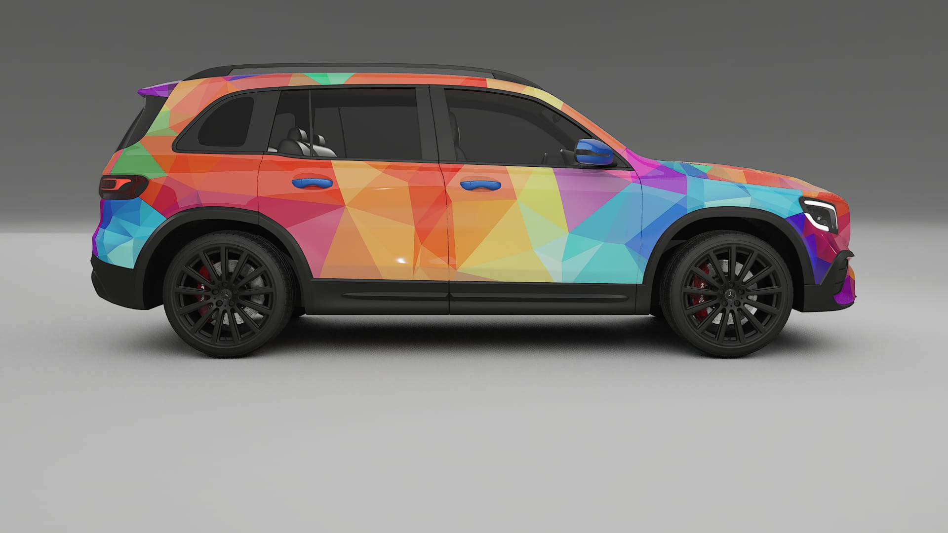 Mercedes AMG GLB VECTOR VIBE – Design-Wrap PPF-Kit aus bedruckbarer Polyurethanfolie