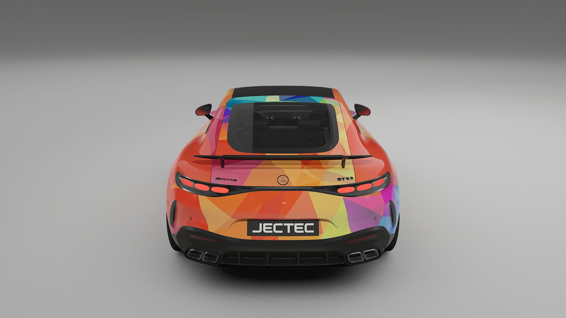 Mercedes AMG GT Coupe C192 VECTOR VIBE – Design-Wrap PPF-Kit aus bedruckbarer Polyurethanfolie
