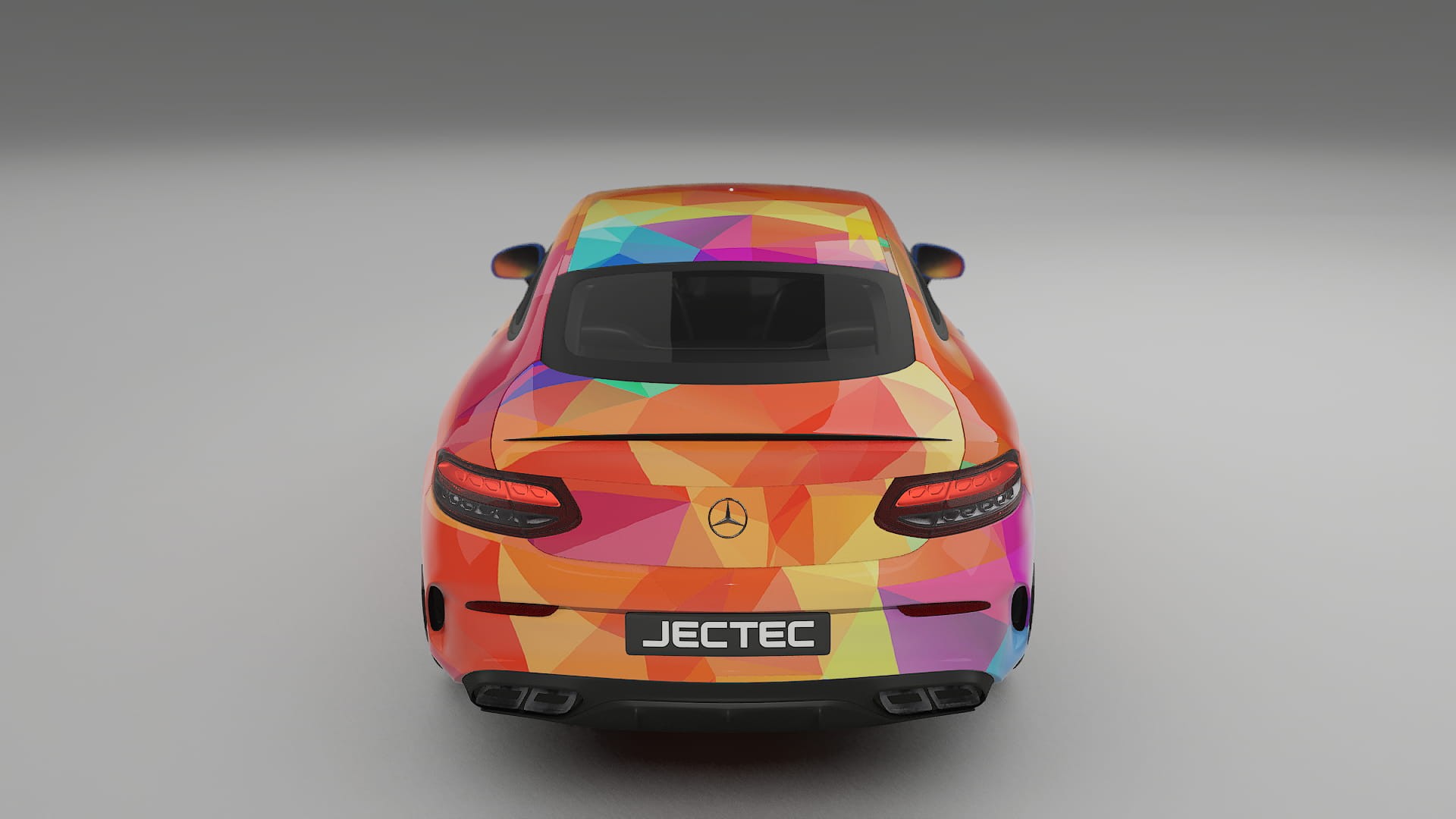 Mercedes C63 AMG W205 Coupe VECTOR VIBE – Design-Wrap PPF-Kit aus bedruckbarer Polyurethanfolie
