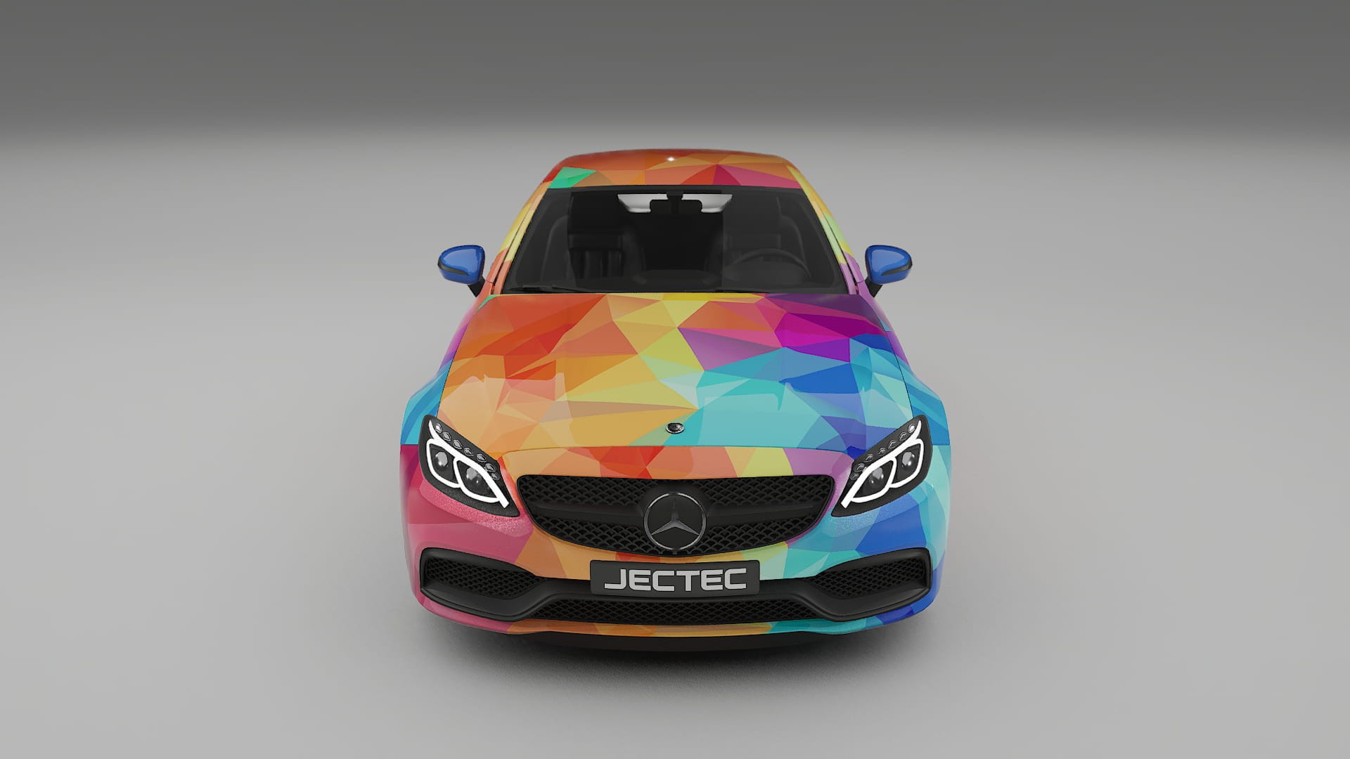 Mercedes C63 AMG W205 Coupe VECTOR VIBE – Design-Wrap PPF-Kit aus bedruckbarer Polyurethanfolie