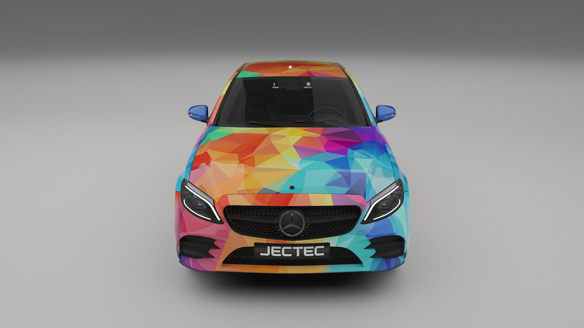 Mercedes C-class W205 AMG sedan VECTOR VIBE – Design-Wrap PPF-Kit aus bedruckbarer Polyurethanfolie