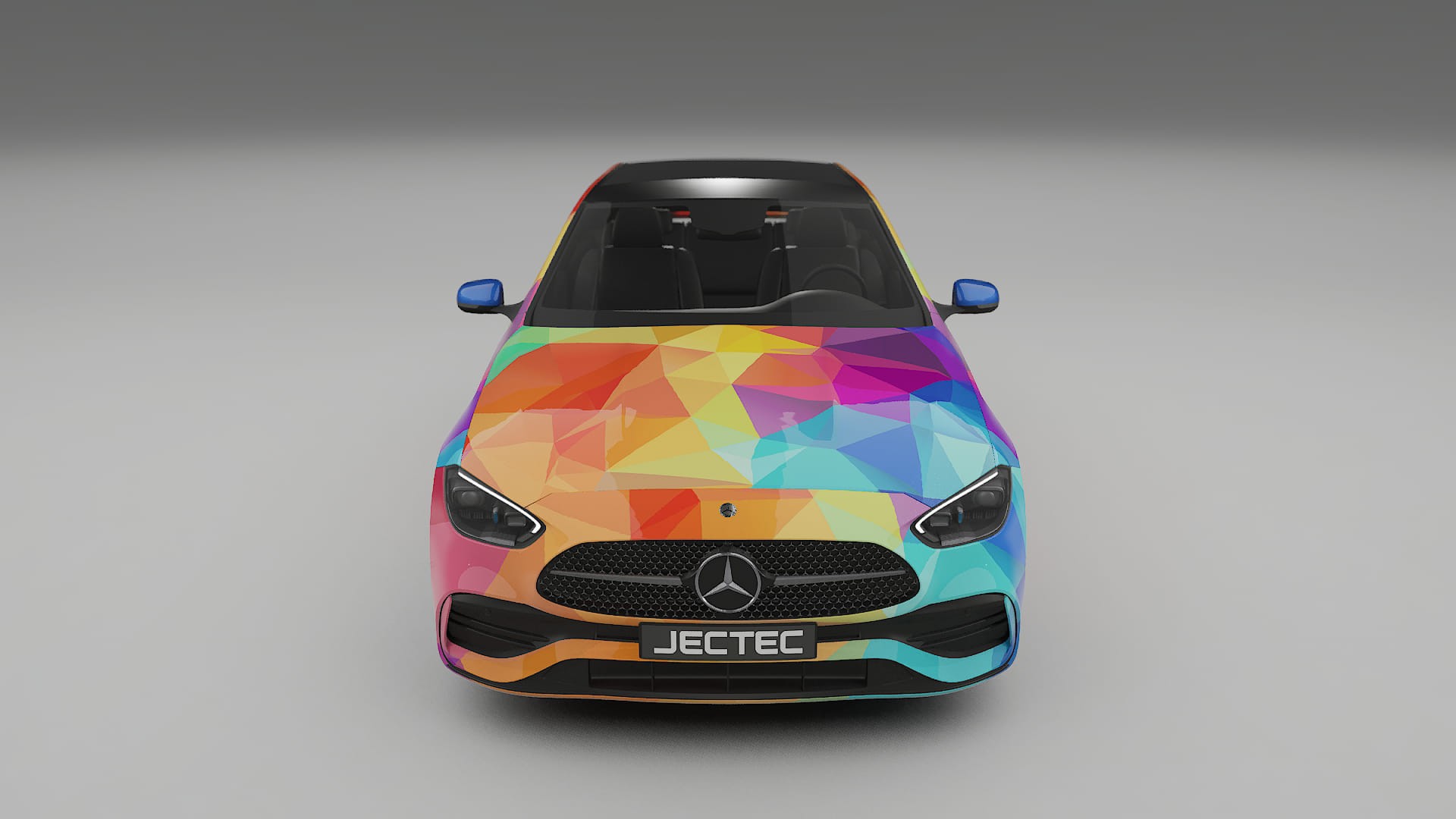 Mercedes C-class W206 VECTOR VIBE – Design-Wrap PPF-Kit aus bedruckbarer Polyurethanfolie