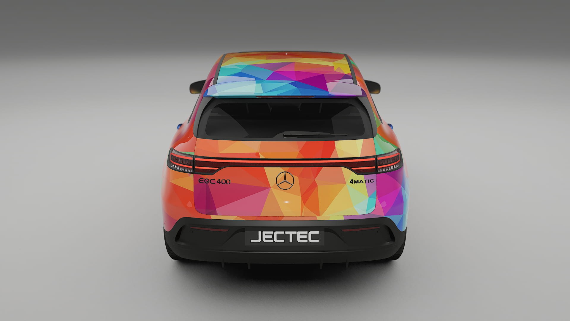 Mercedes EQC AMG VECTOR VIBE – Design-Wrap PPF-Kit aus bedruckbarer Polyurethanfolie