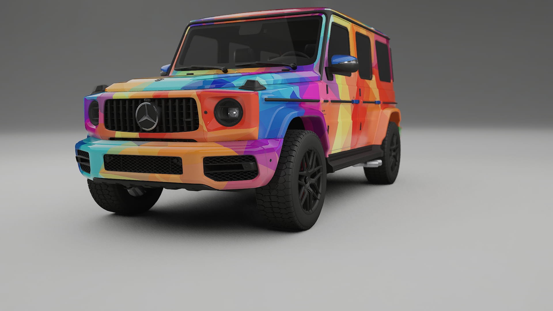 Mercedes G63 AMG W463A VECTOR VIBE – Design-Wrap PPF-Kit aus bedruckbarer Polyurethanfolie