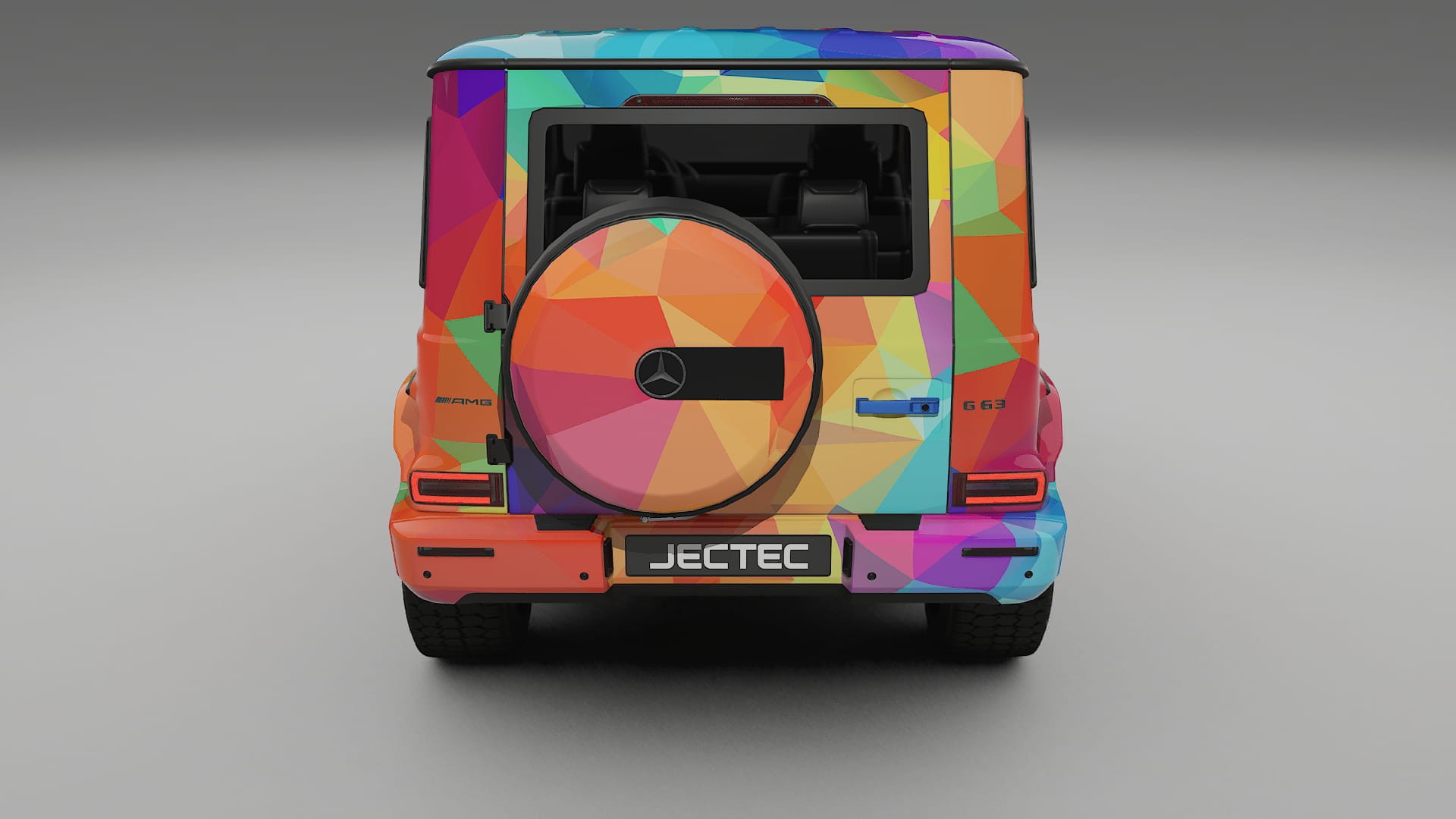 Mercedes G63 AMG W463A VECTOR VIBE – Design-Wrap PPF-Kit aus bedruckbarer Polyurethanfolie