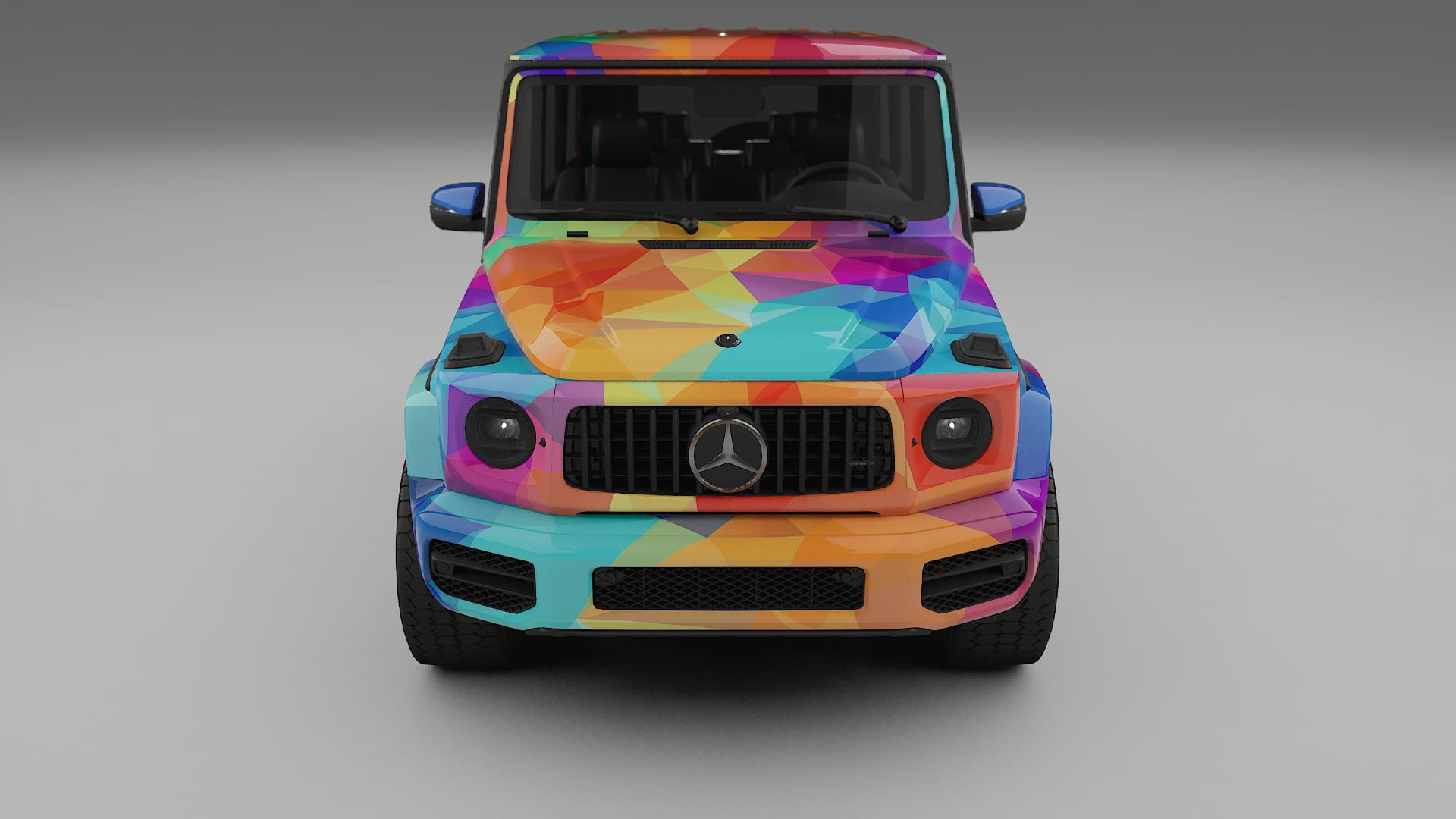 Mercedes G63 AMG W463A VECTOR VIBE – Design-Wrap PPF-Kit aus bedruckbarer Polyurethanfolie