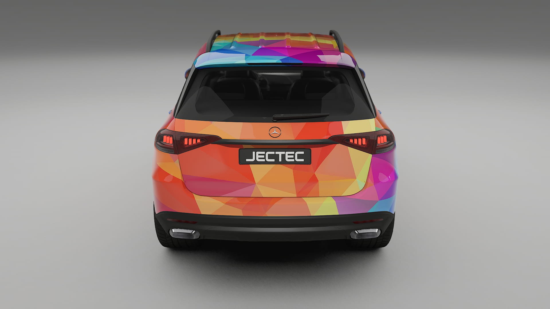 Mercedes GLE W167 VECTOR VIBE – Design-Wrap PPF-Kit aus bedruckbarer Polyurethanfolie