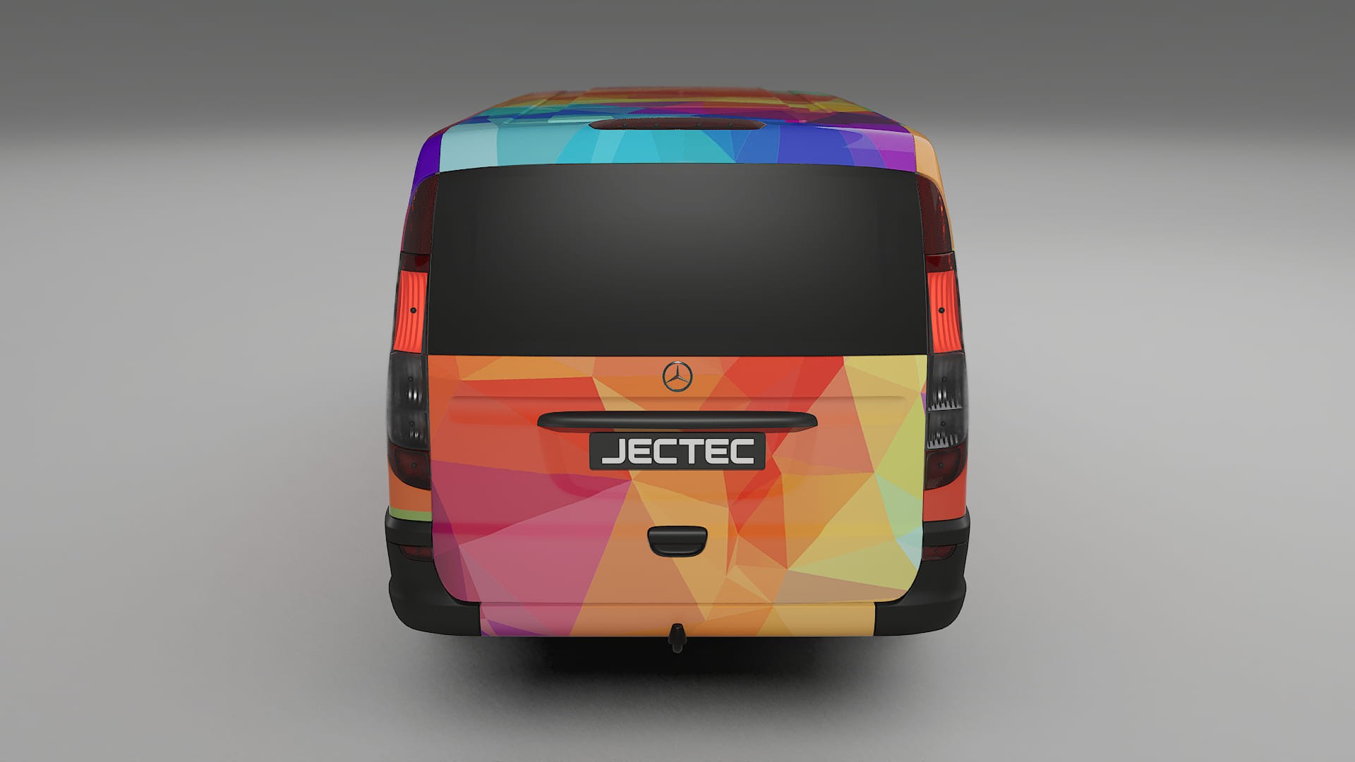 Mercedes Vito Short W639 facelift LCI VECTOR VIBE – Design-Wrap PPF-Kit aus bedruckbarer Polyurethanfolie