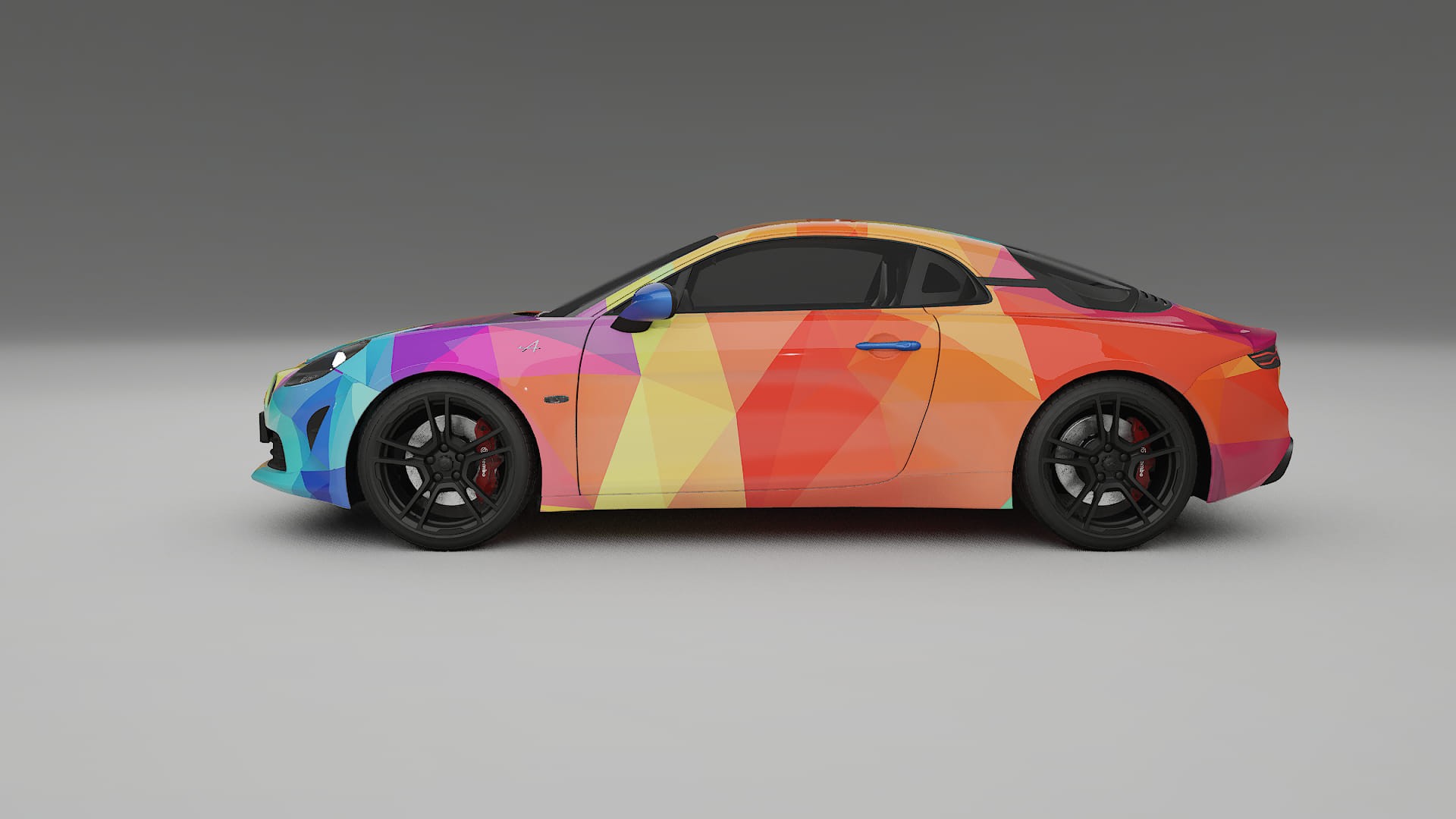 Renault Alpine A110 VECTOR VIBE – Design-Wrap PPF-Kit aus bedruckbarer Polyurethanfolie