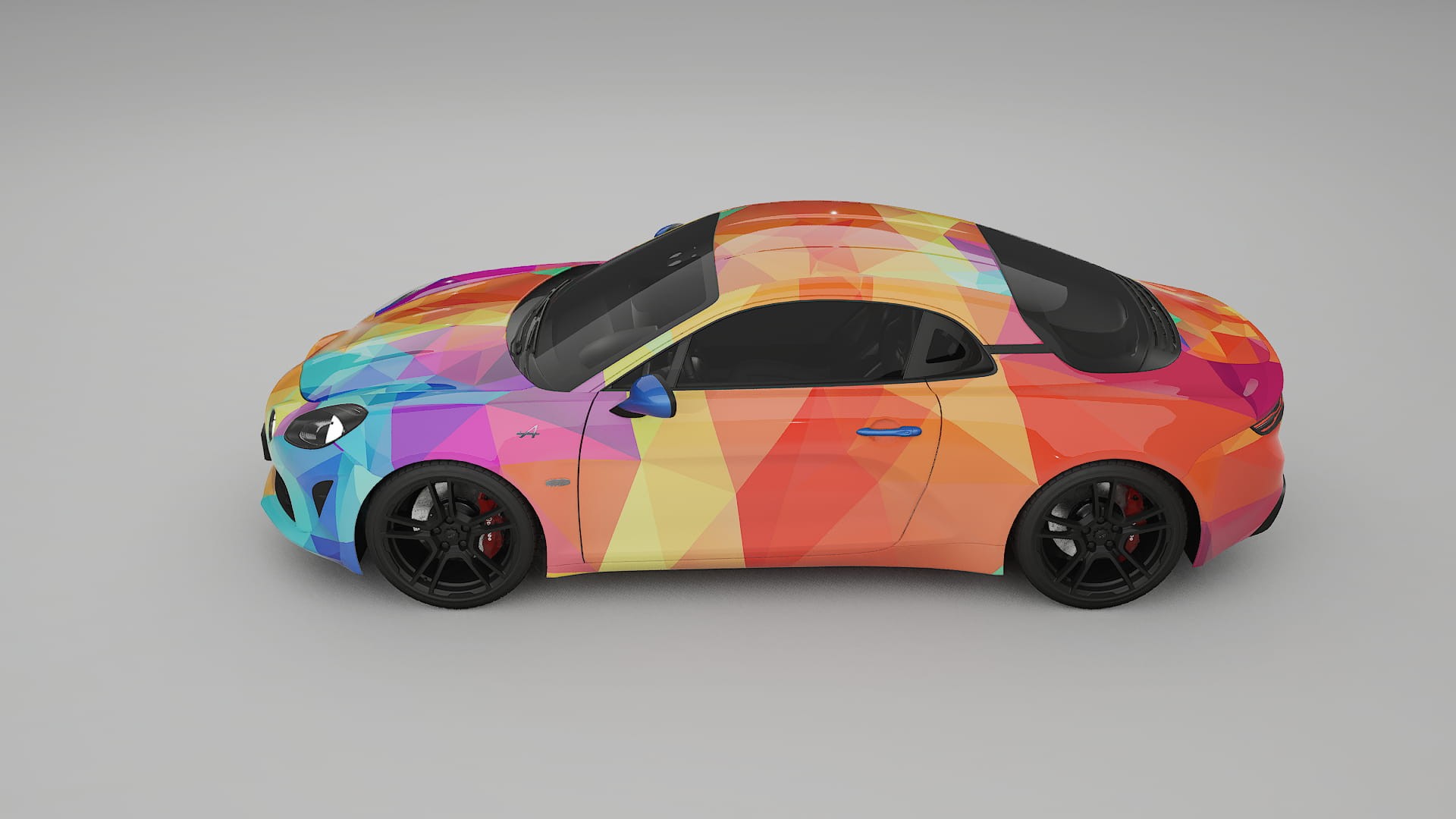 Renault Alpine A110 VECTOR VIBE – Design-Wrap PPF-Kit aus bedruckbarer Polyurethanfolie