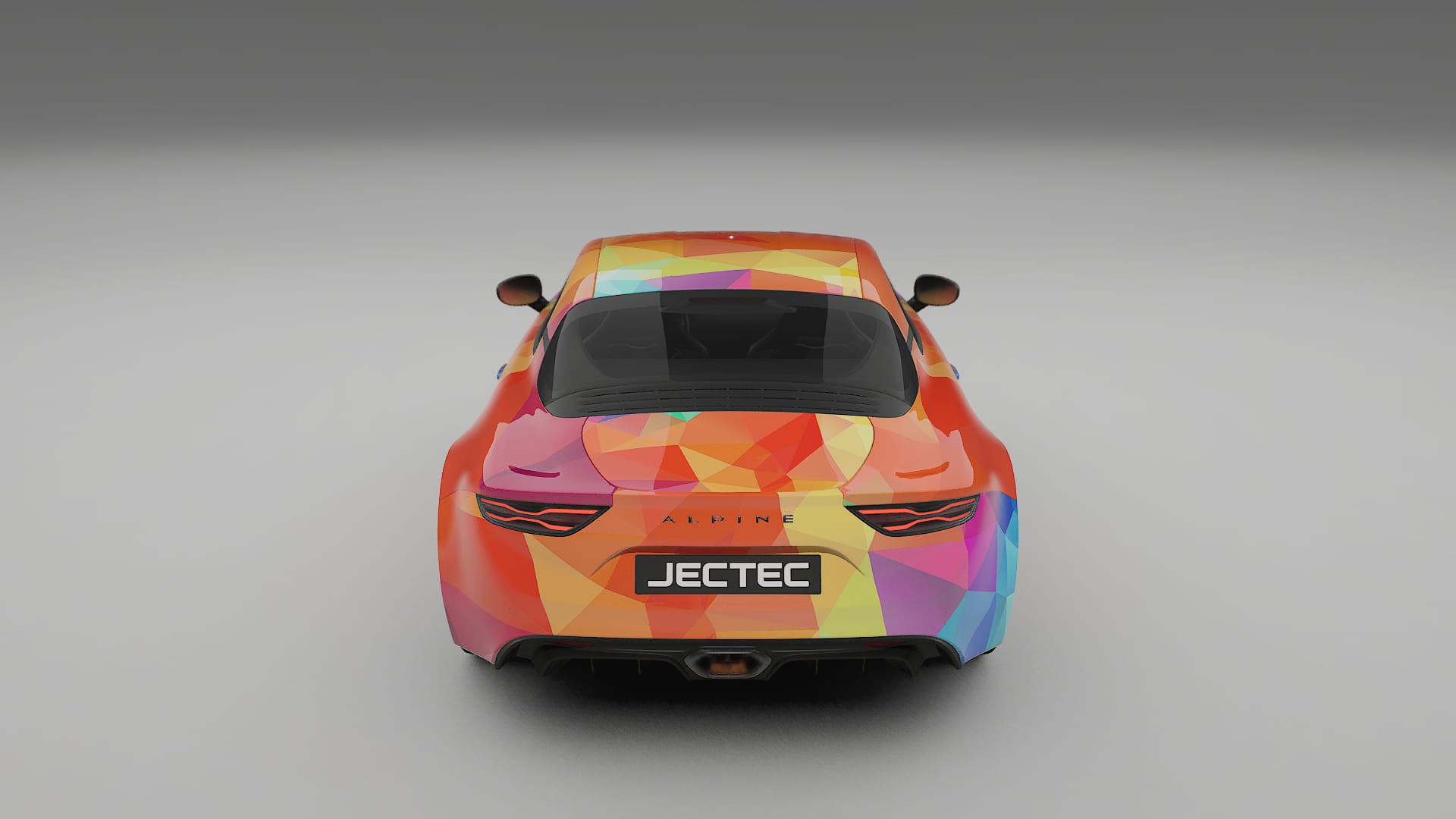 Renault Alpine A110 VECTOR VIBE – Design-Wrap PPF-Kit aus bedruckbarer Polyurethanfolie