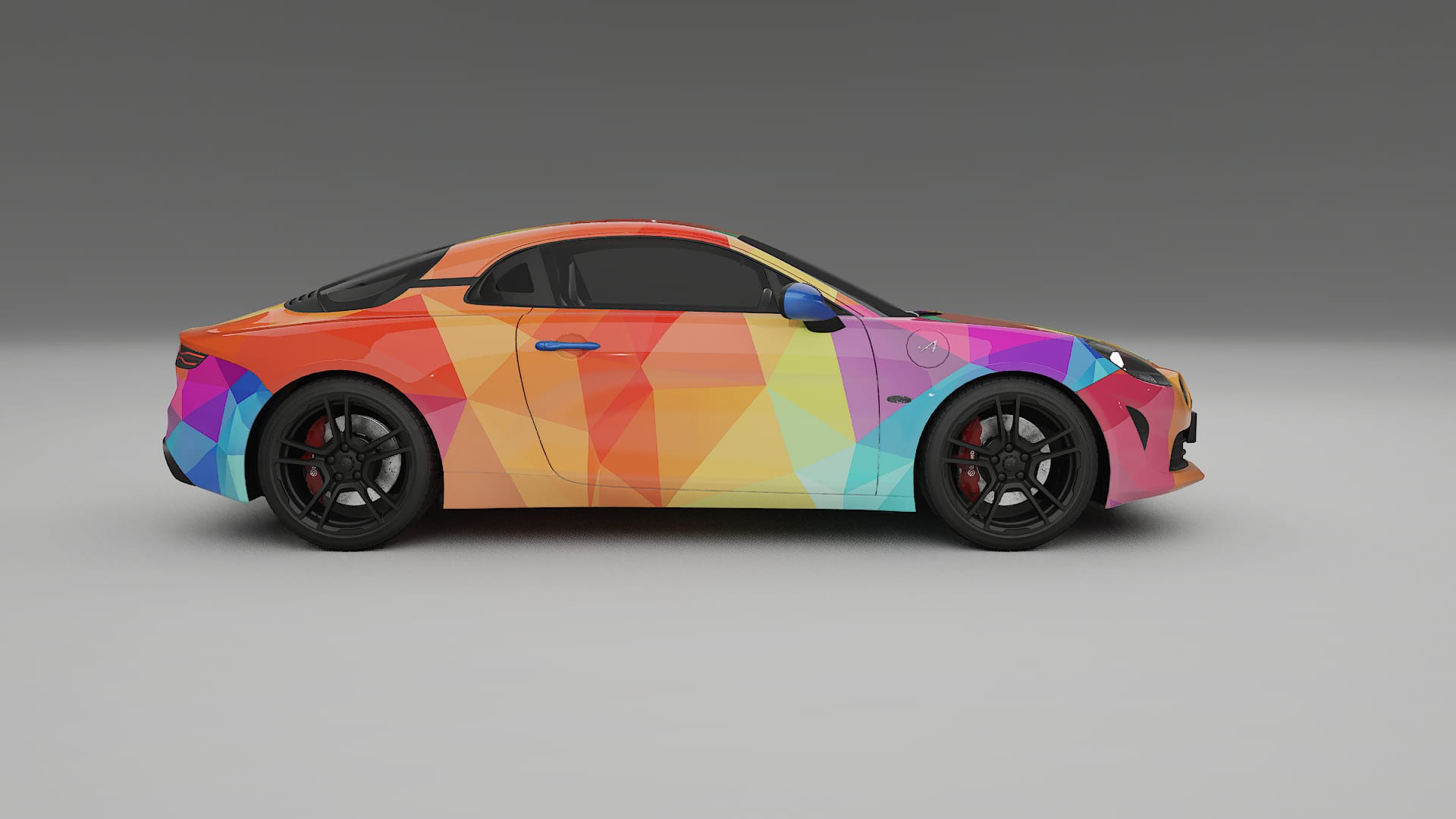 Renault Alpine A110 VECTOR VIBE – Design-Wrap PPF-Kit aus bedruckbarer Polyurethanfolie