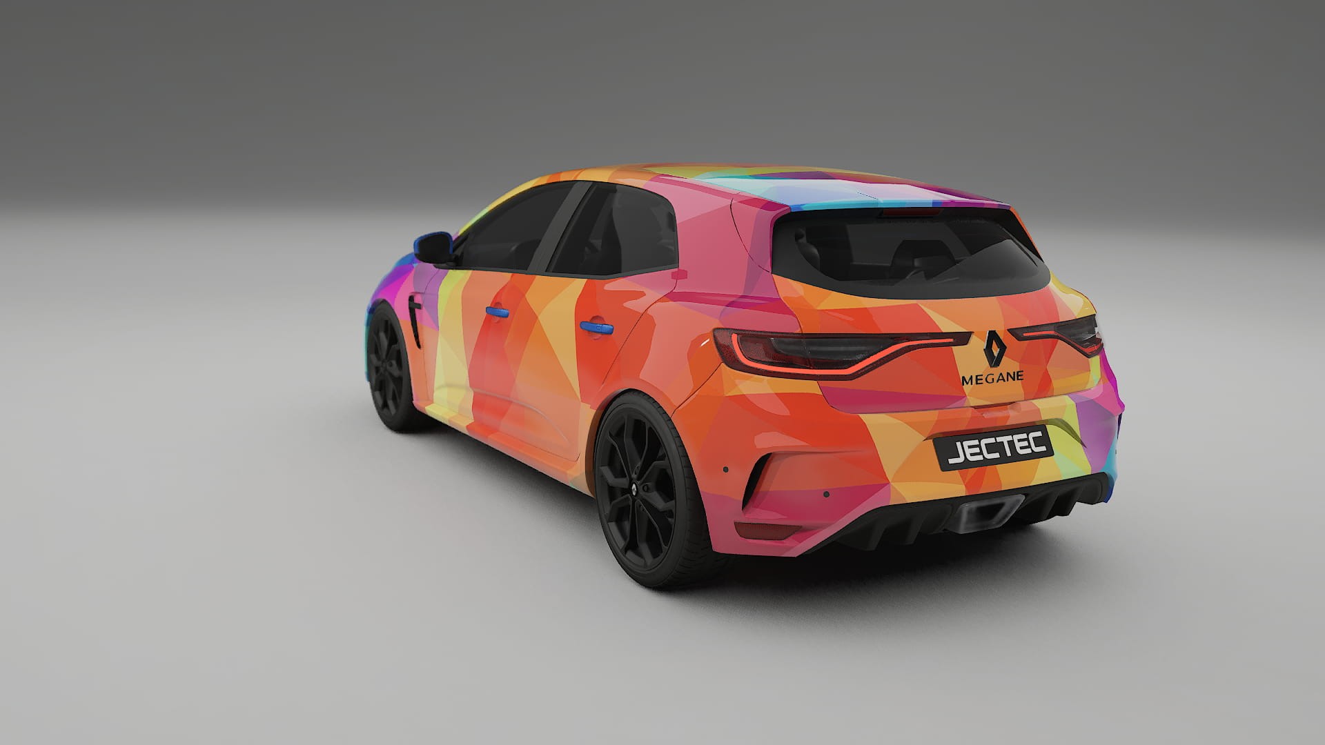 Renault Megane RS IV VECTOR VIBE – Design-Wrap PPF-Kit aus bedruckbarer Polyurethanfolie