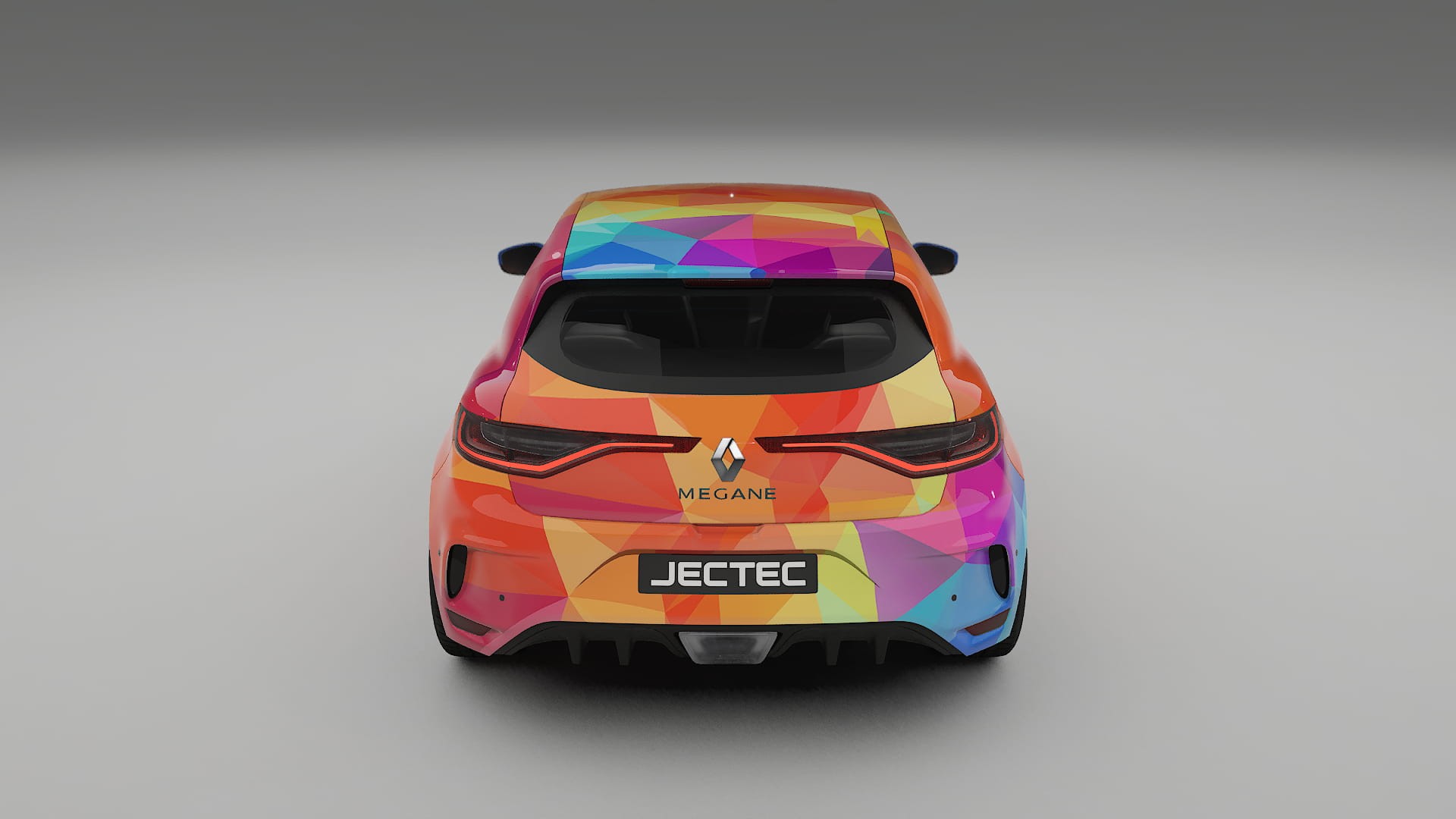 Renault Megane RS IV VECTOR VIBE – Design-Wrap PPF-Kit aus bedruckbarer Polyurethanfolie