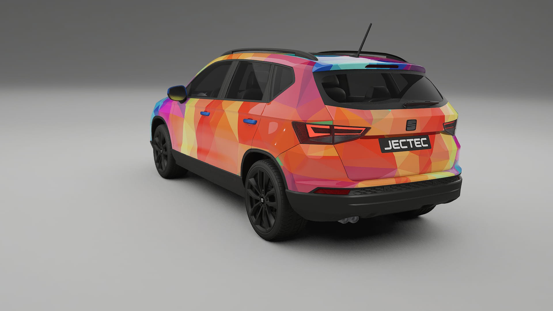 Seat Ateca KH7 VECTOR VIBE – Design-Wrap PPF-Kit aus bedruckbarer Polyurethanfolie