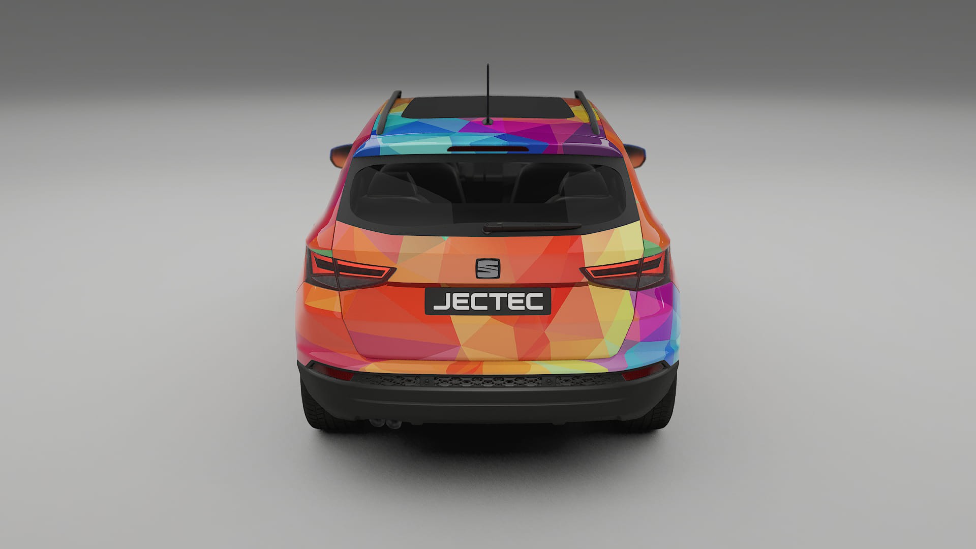 Seat Ateca KH7 VECTOR VIBE – Design-Wrap PPF-Kit aus bedruckbarer Polyurethanfolie
