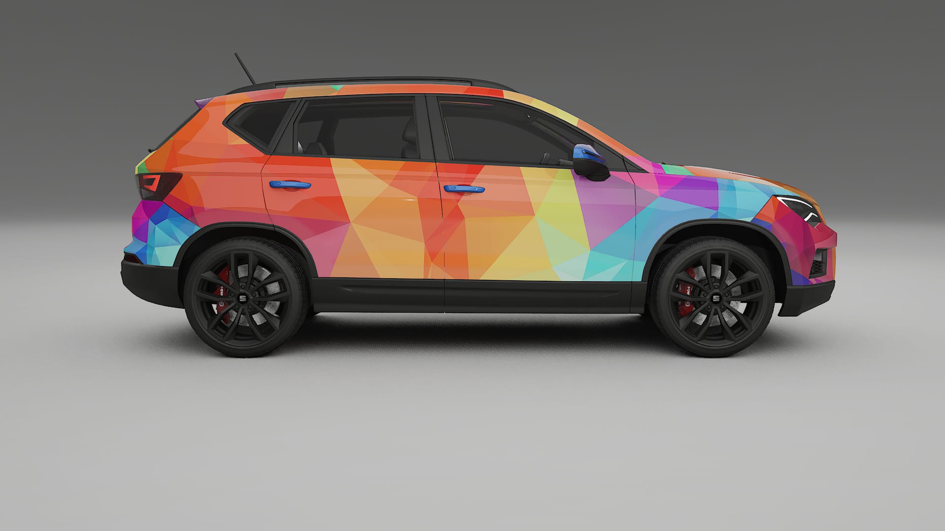 Seat Ateca KH7 VECTOR VIBE – Design-Wrap PPF-Kit aus bedruckbarer Polyurethanfolie